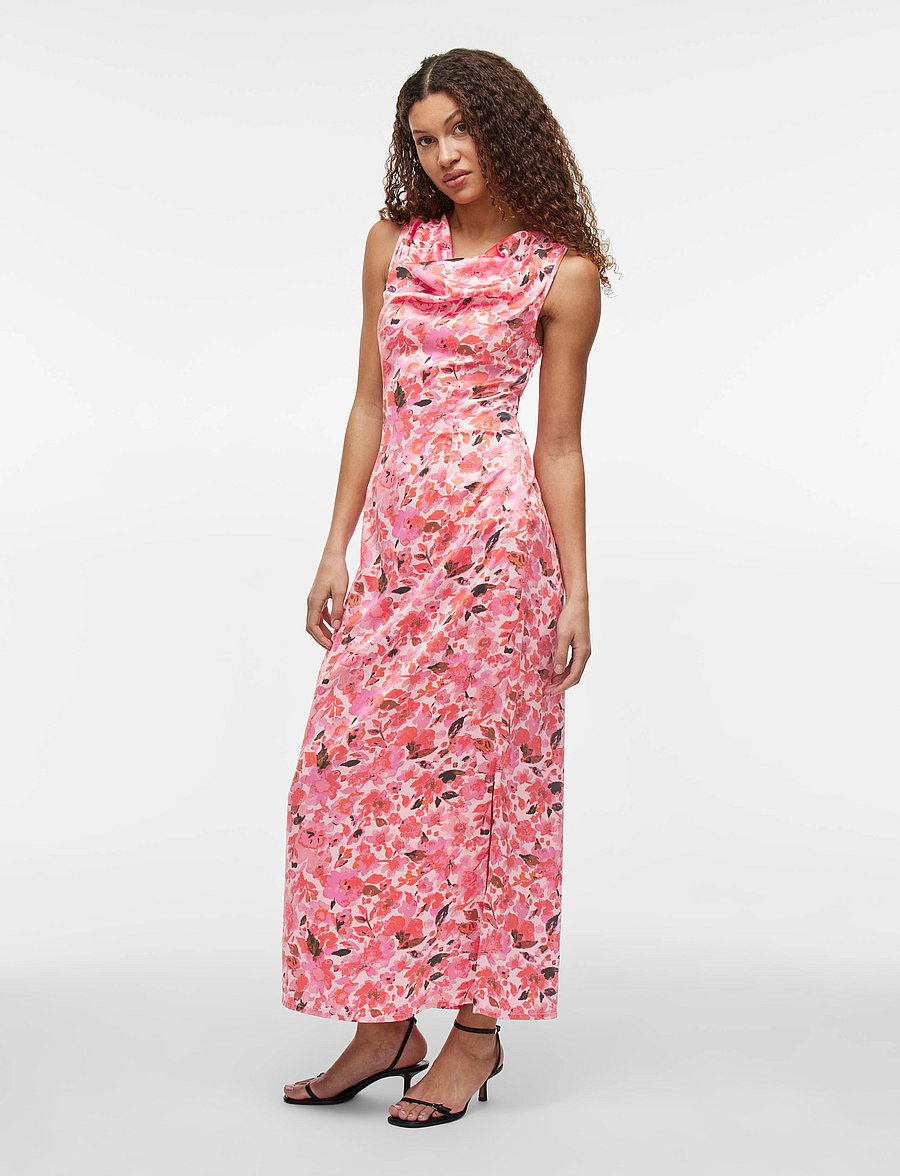 Vila - VIANITA S/L WATERFALL ANKLE DRESS/DC/KA - dubarry - 0