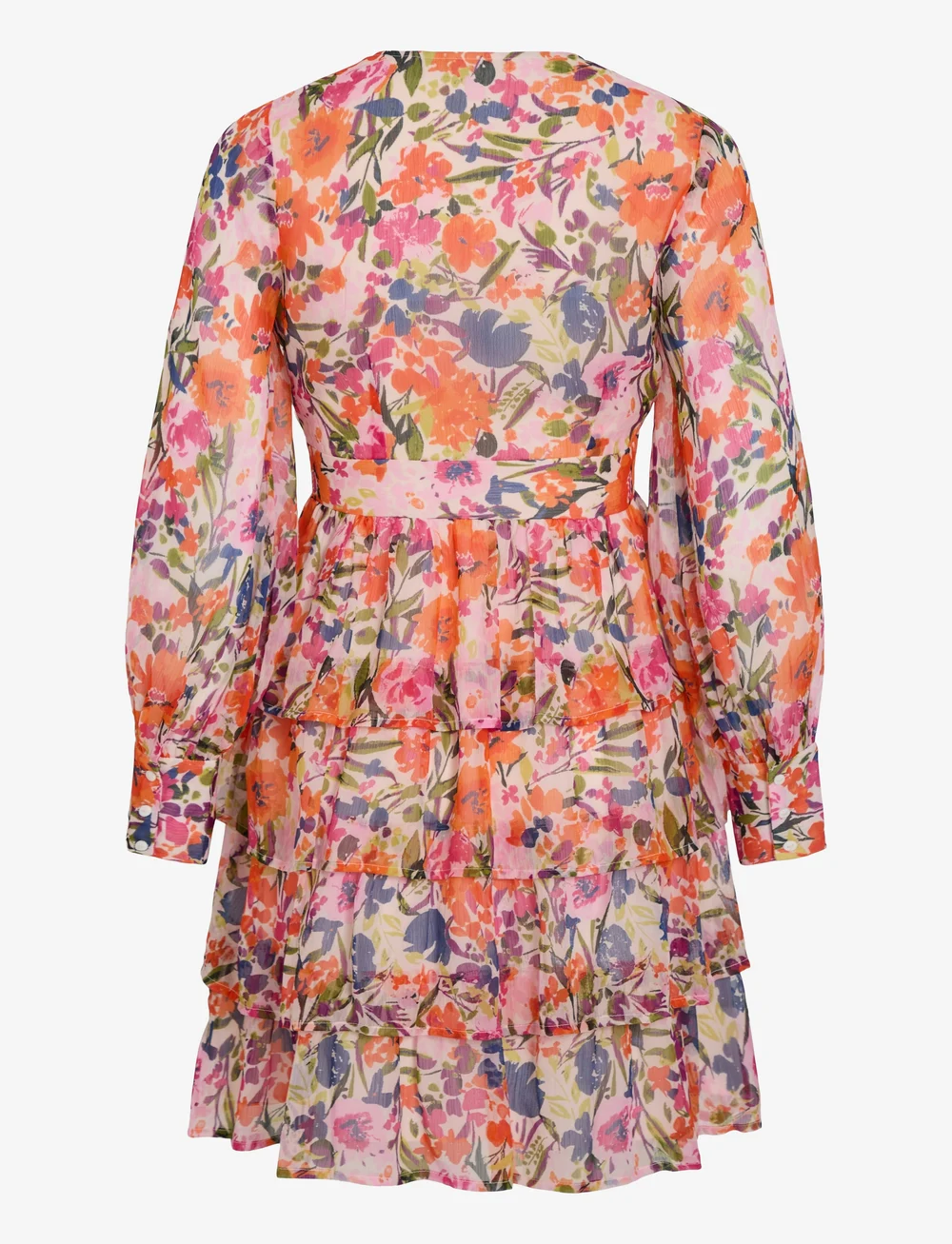 Vila - VIMICHA L/S LAYERING SHORT DRESS/DC/KA - robes d'été - misty rose - 1