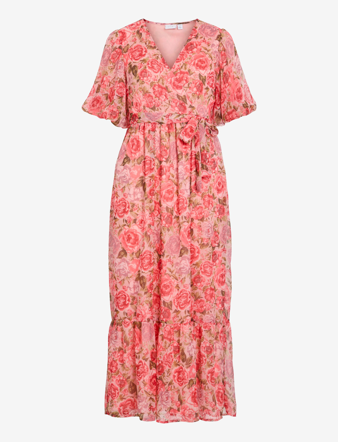 Vila - VIPALMA S/S ANKLE DRESS/DC/KA - sommerkleider - dubarry - 1