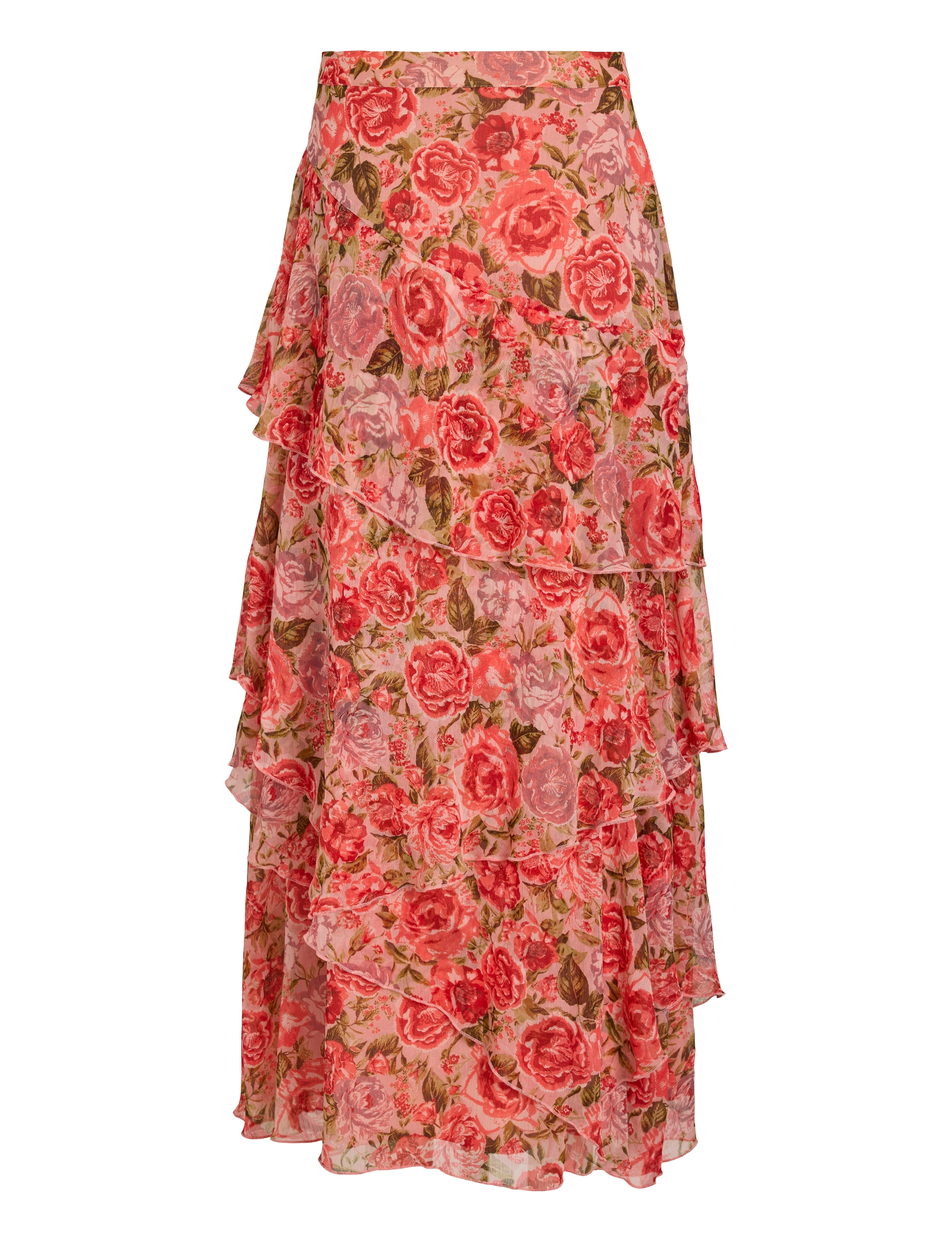 Vila - VIPALMA HW MAXI LAYER SKIRT/DC/KA - dubarry - 2