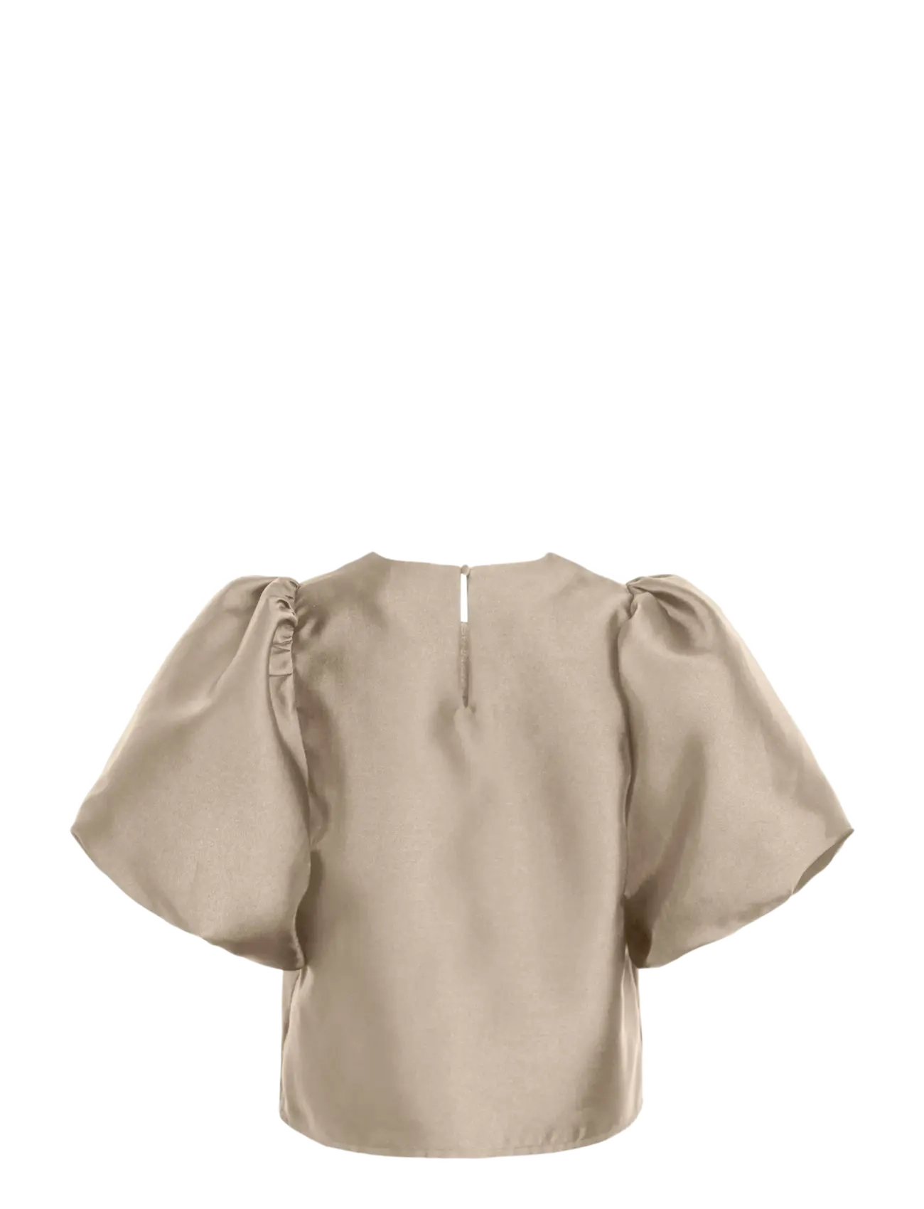 Vila - VISHINA 2/4 O-NECK TOP/DC/KA - cement - 1