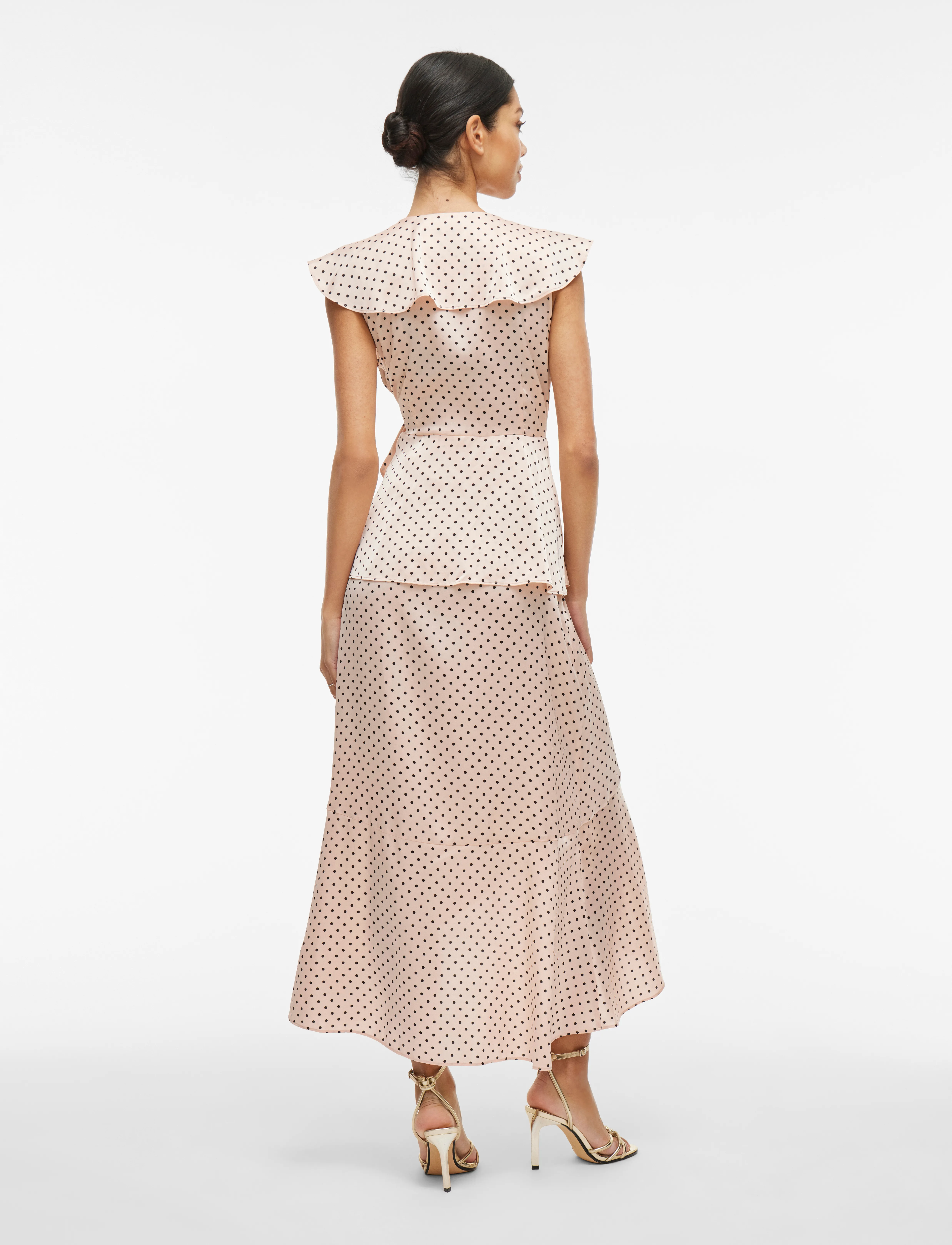Vikimmie S/S Wrap Ankle Dress/Dc/Ka 2