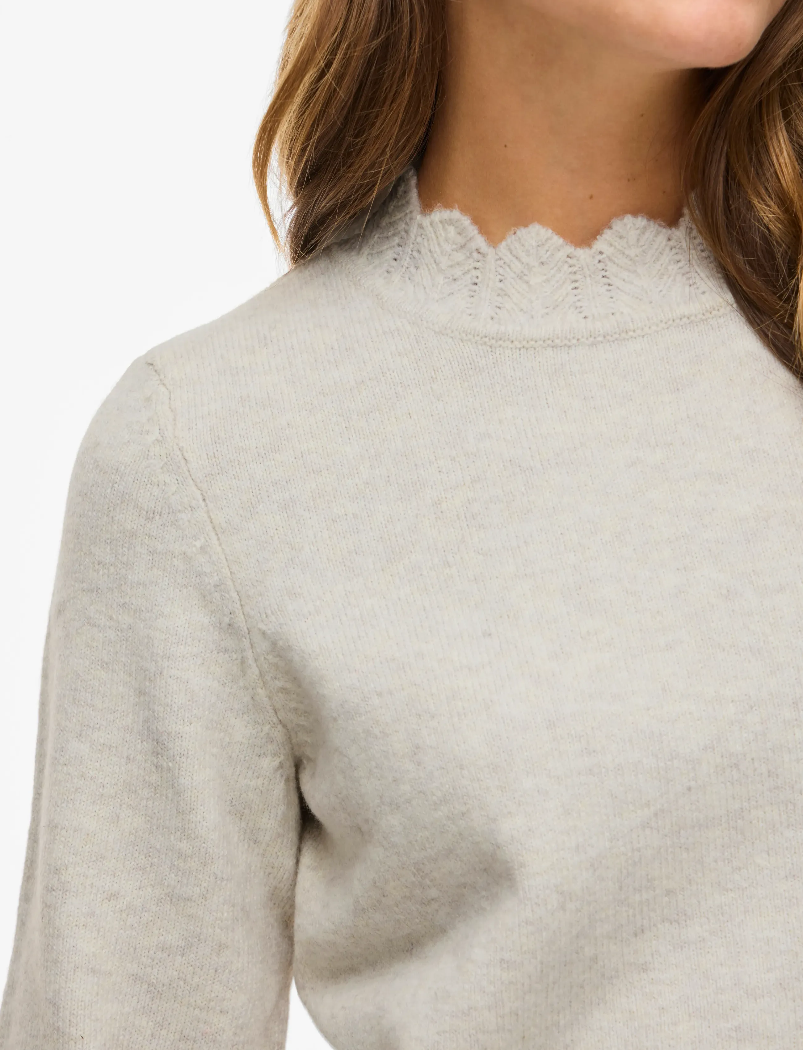 VILA Vinikolina O-Neck L/S Knit Top Noos stickade tröjor dam – bild 5