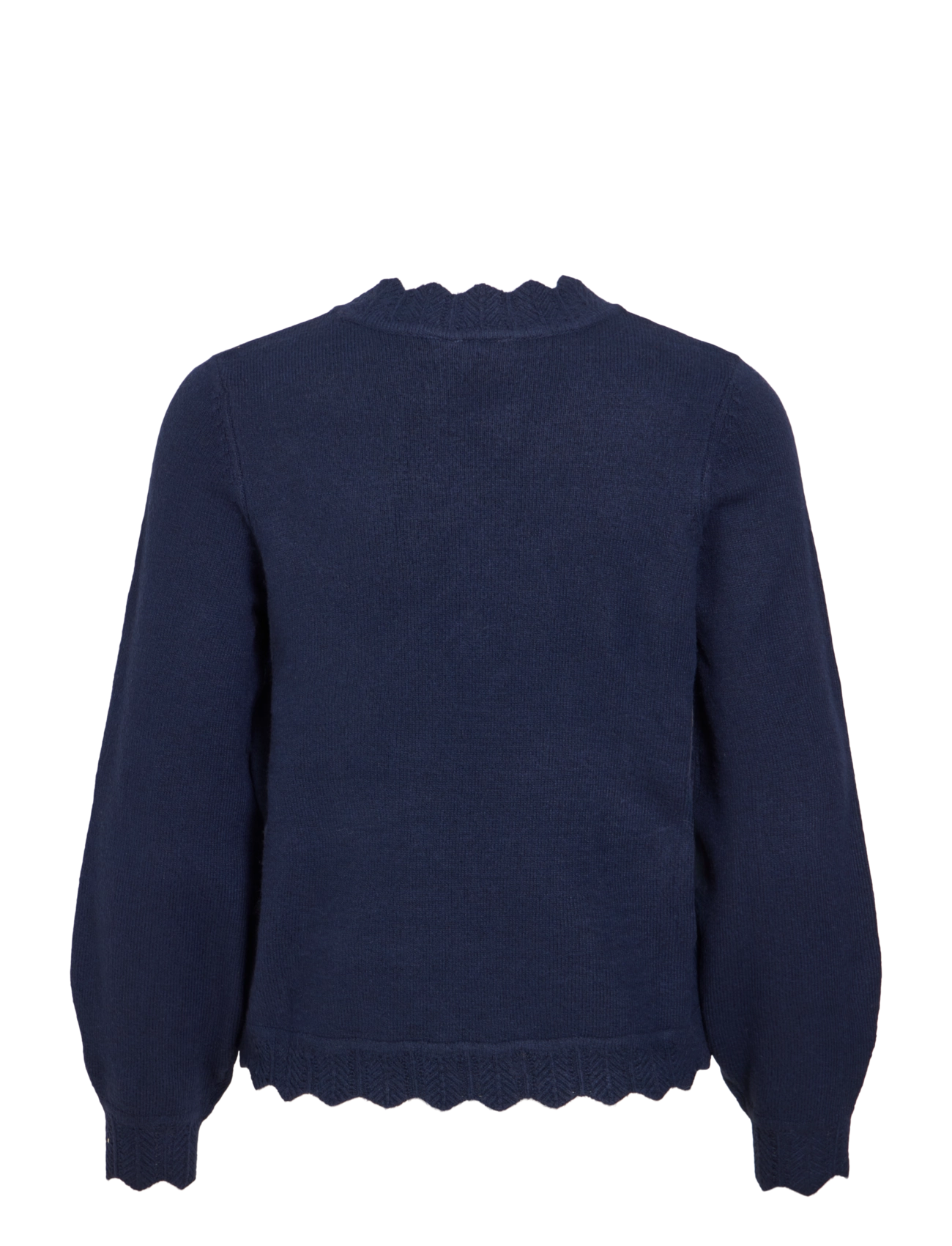 Vila - VINIKOLINA O-NECK L/S KNIT TOP - NOOS - kampsunid - navy blazer - 2