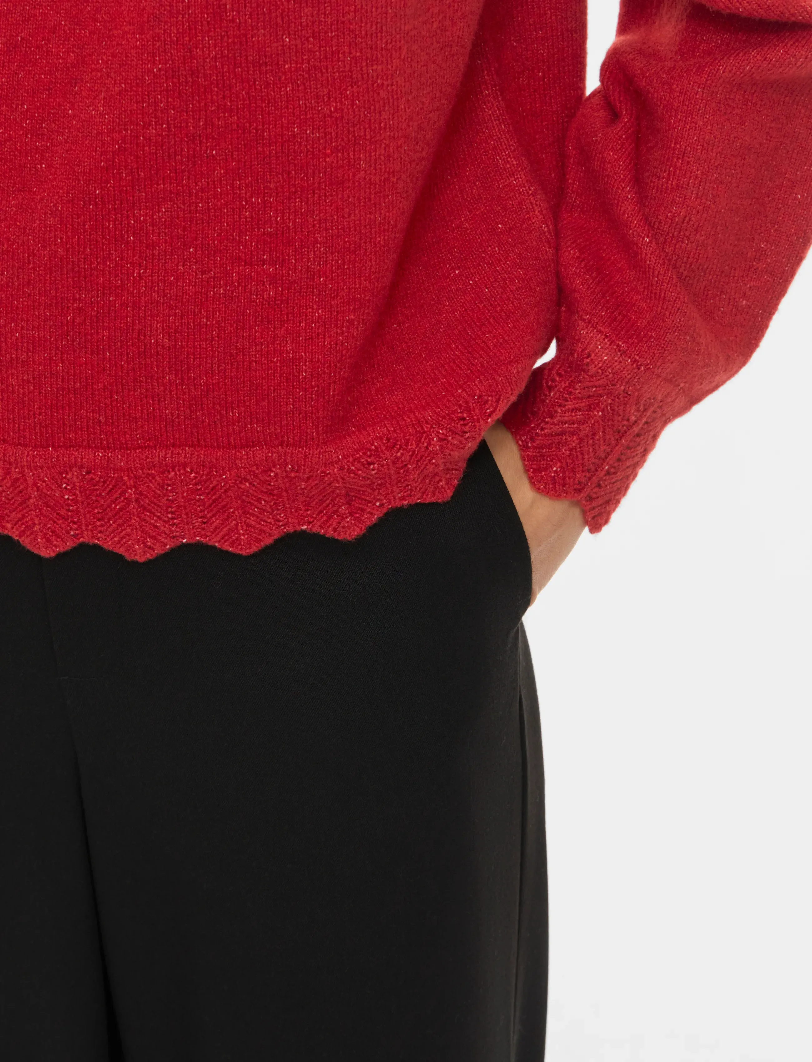 VILA Vinikolina O-Neck L/S Knit Top Noos stickade tröjor dam – bild 4
