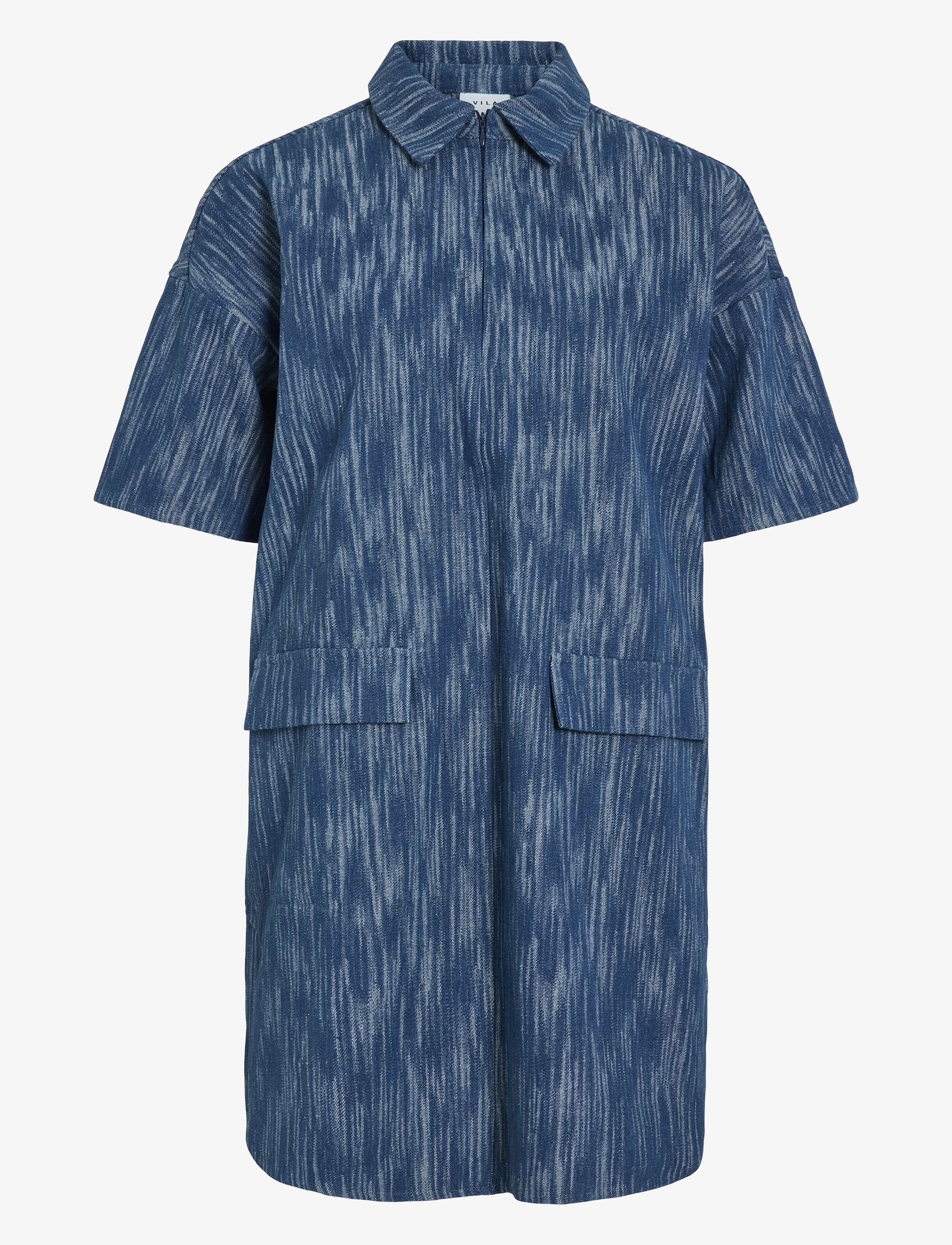 Vila VIKUBRA 2/4 DEMIM DRESS - Kleidid - MEDIUM BLUE DENIM / navy