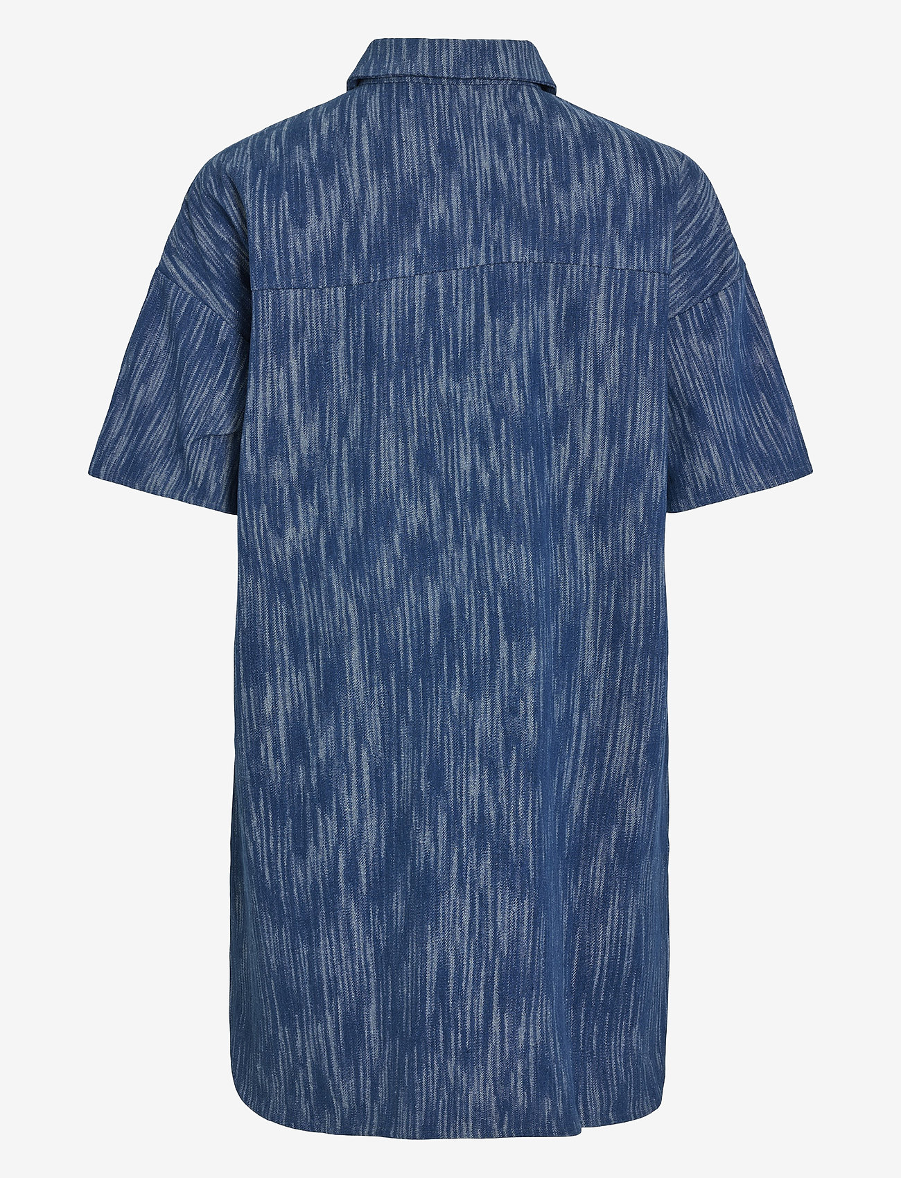 Vila - VIKUBRA 2/4 DEMIM DRESS - paitamekot - medium blue denim - 1