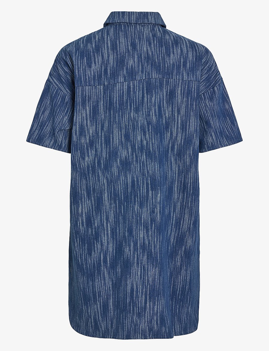 Vila - VIKUBRA 2/4 DEMIM DRESS - denim dresses - medium blue denim - 2