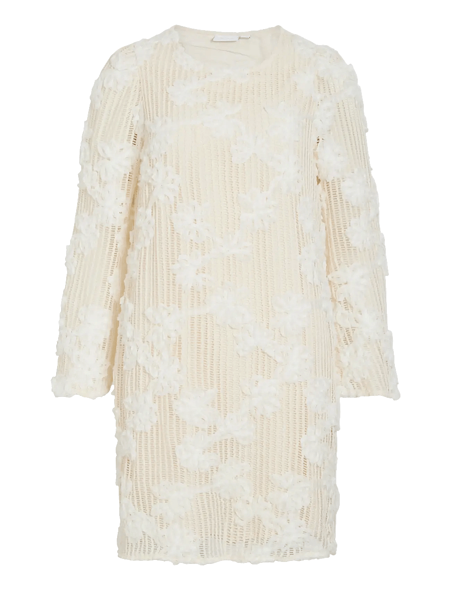 Vila - VILARAS L/S DRESS - confirmation - birch - 1
