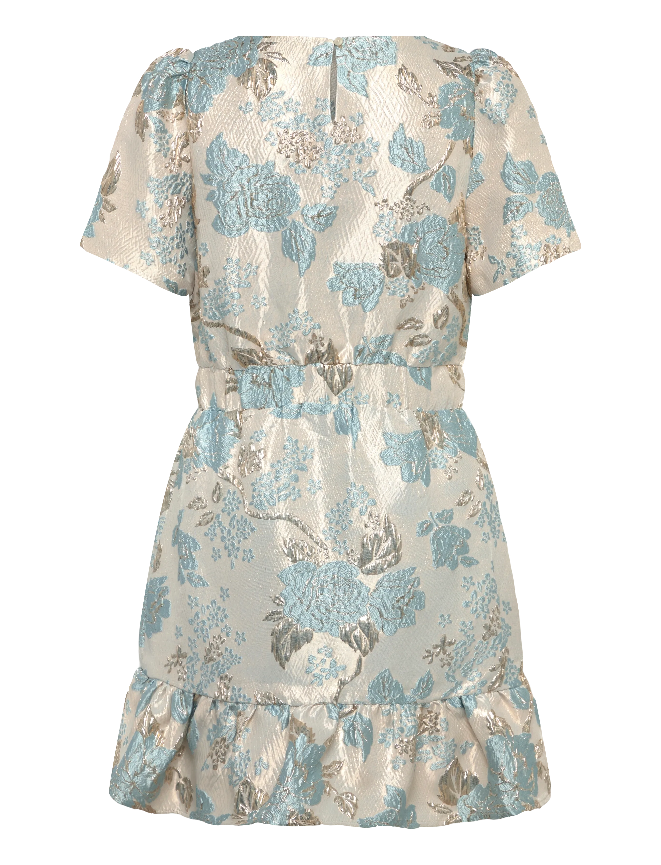 Vila - VIOTHEA O-NECK L/S SHORT DRESS/DC/LN - konfirmationstøj - snow white - 1