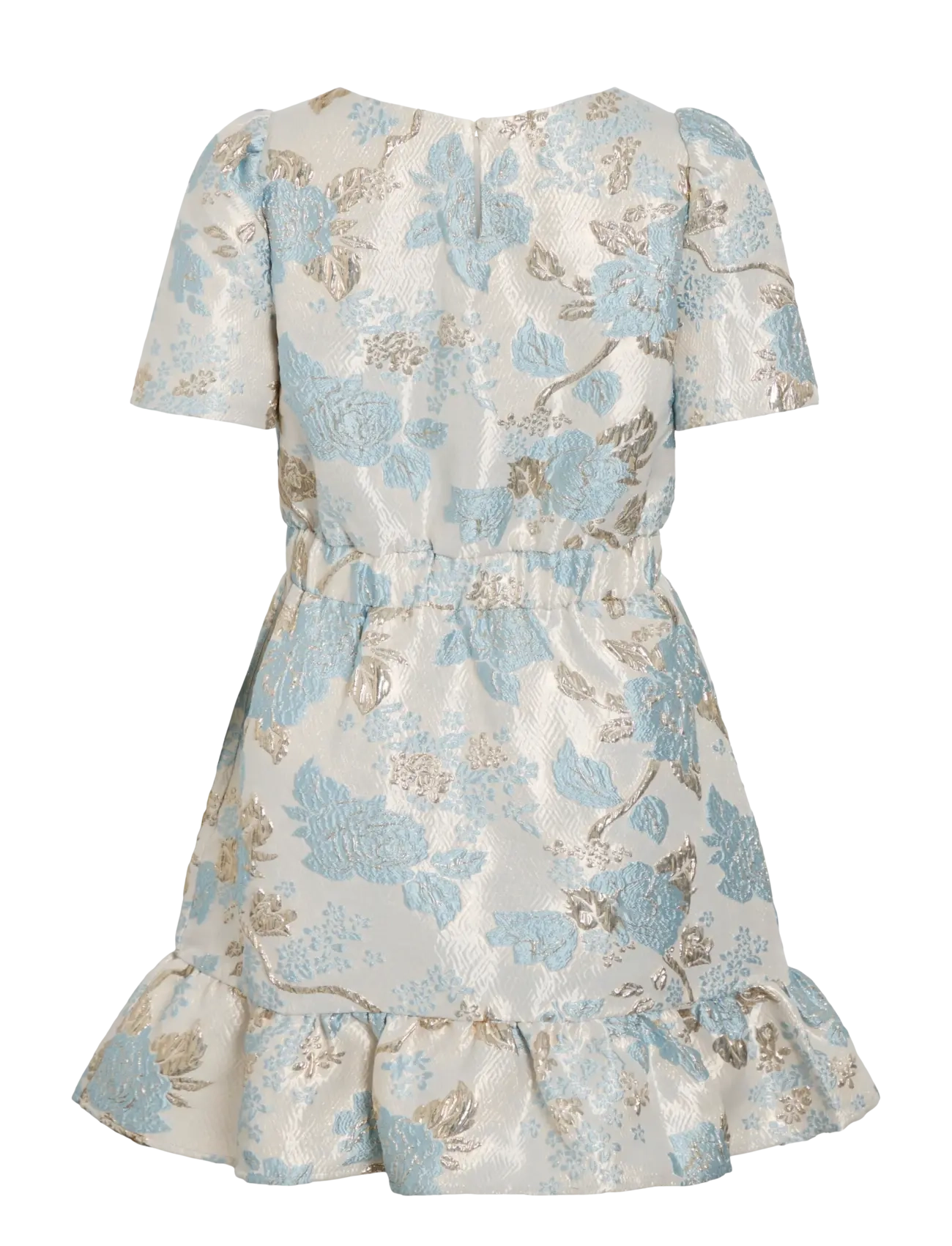 Vila - VIOTHEA O-NECK L/S SHORT DRESS/DC/LN - konfirmationstøj - snow white - 2