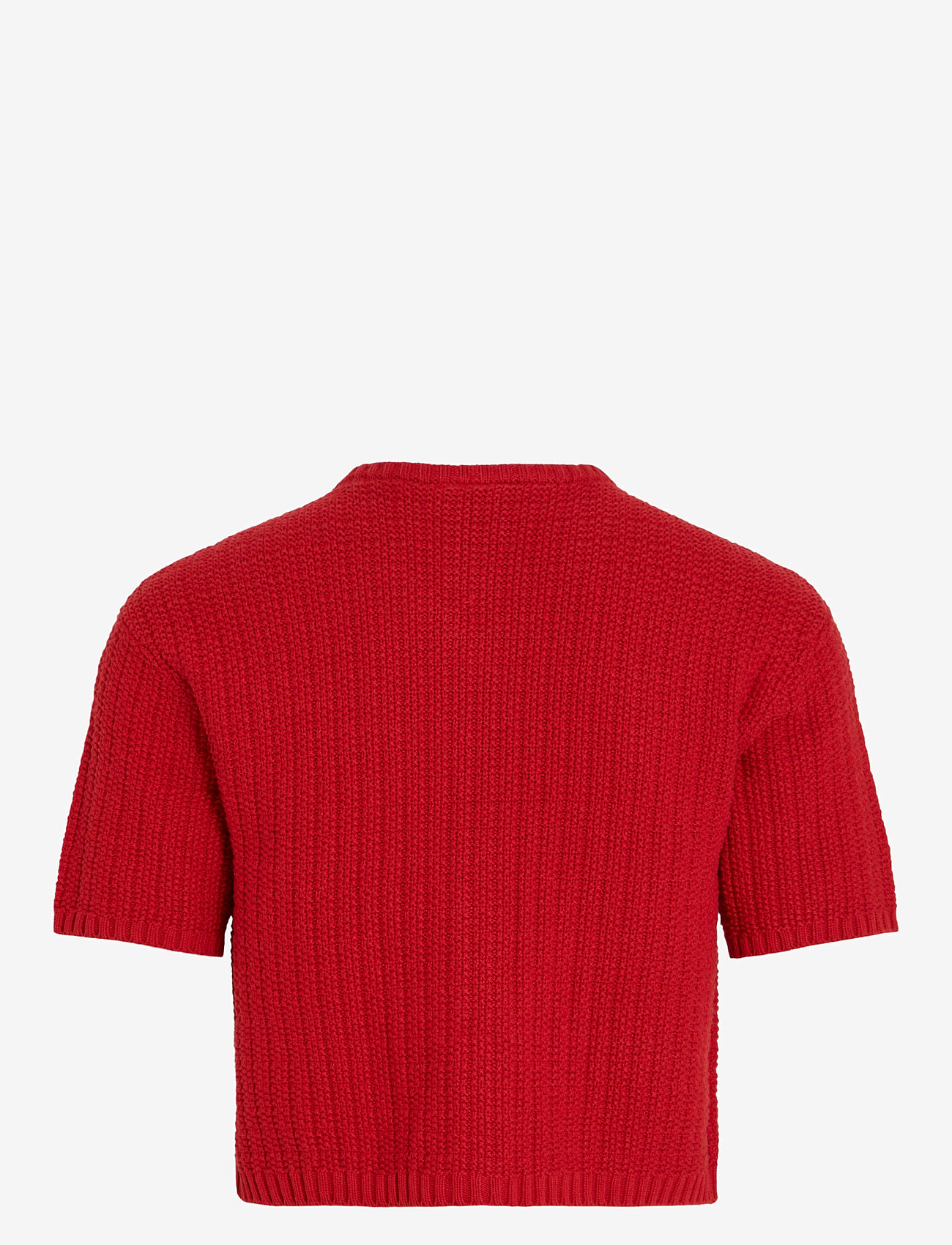 Vila - VITUT S/S V-NECK KNIT CARDIGAN/KA - koftor - pompeian red - 2