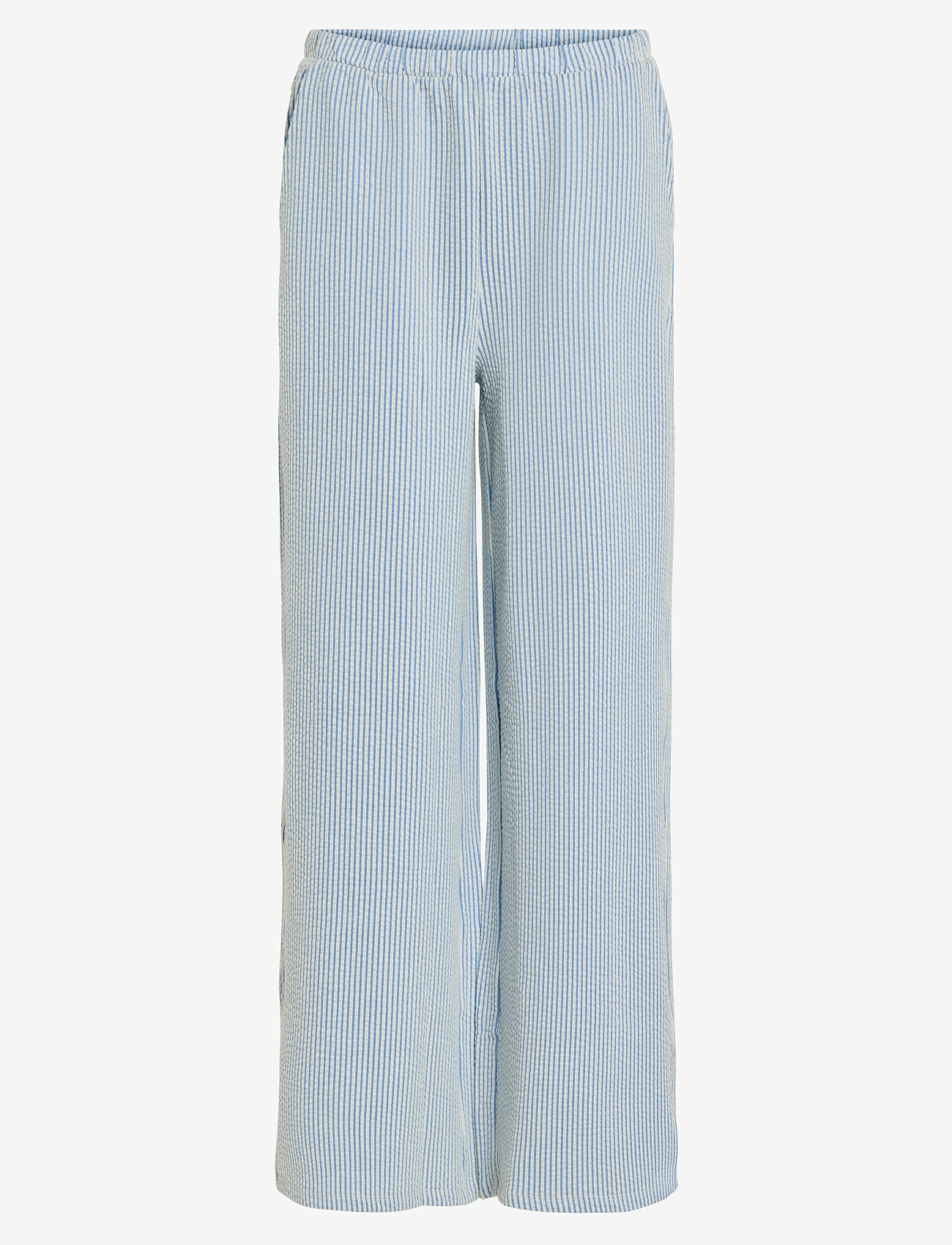 Vila - VISTRIPLO HW WIDE PANTS - wijde broeken - regatta - 1