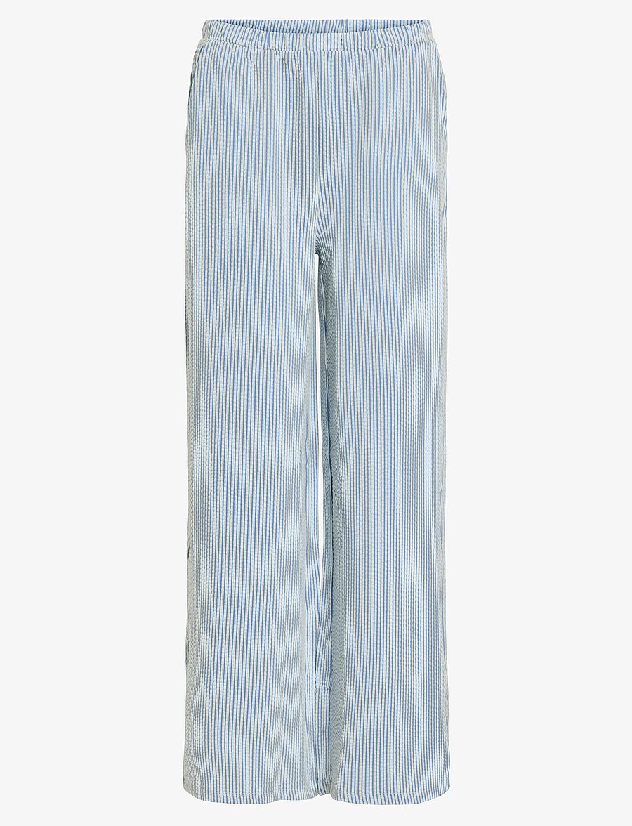 Vila - VISTRIPLO HW WIDE PANTS - regatta - 1