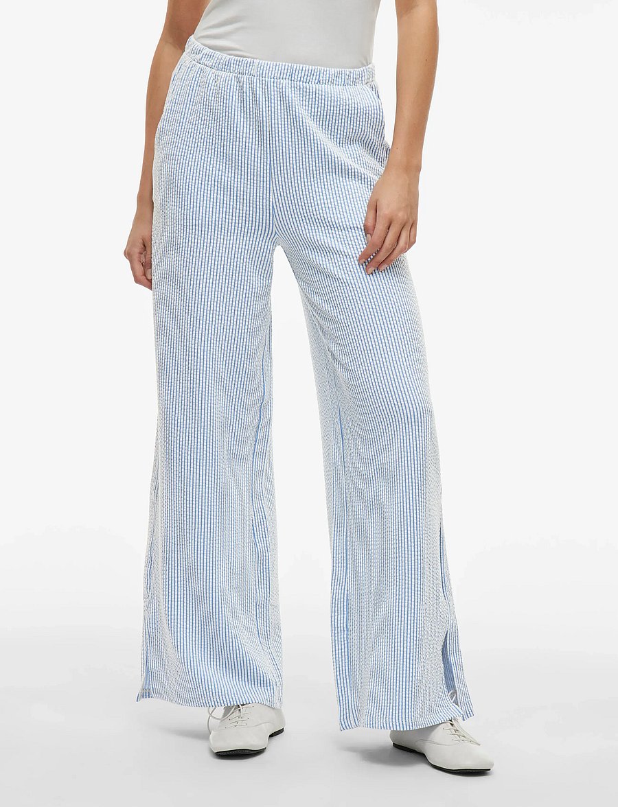 Vila - VISTRIPLO HW WIDE PANTS - regatta - 0