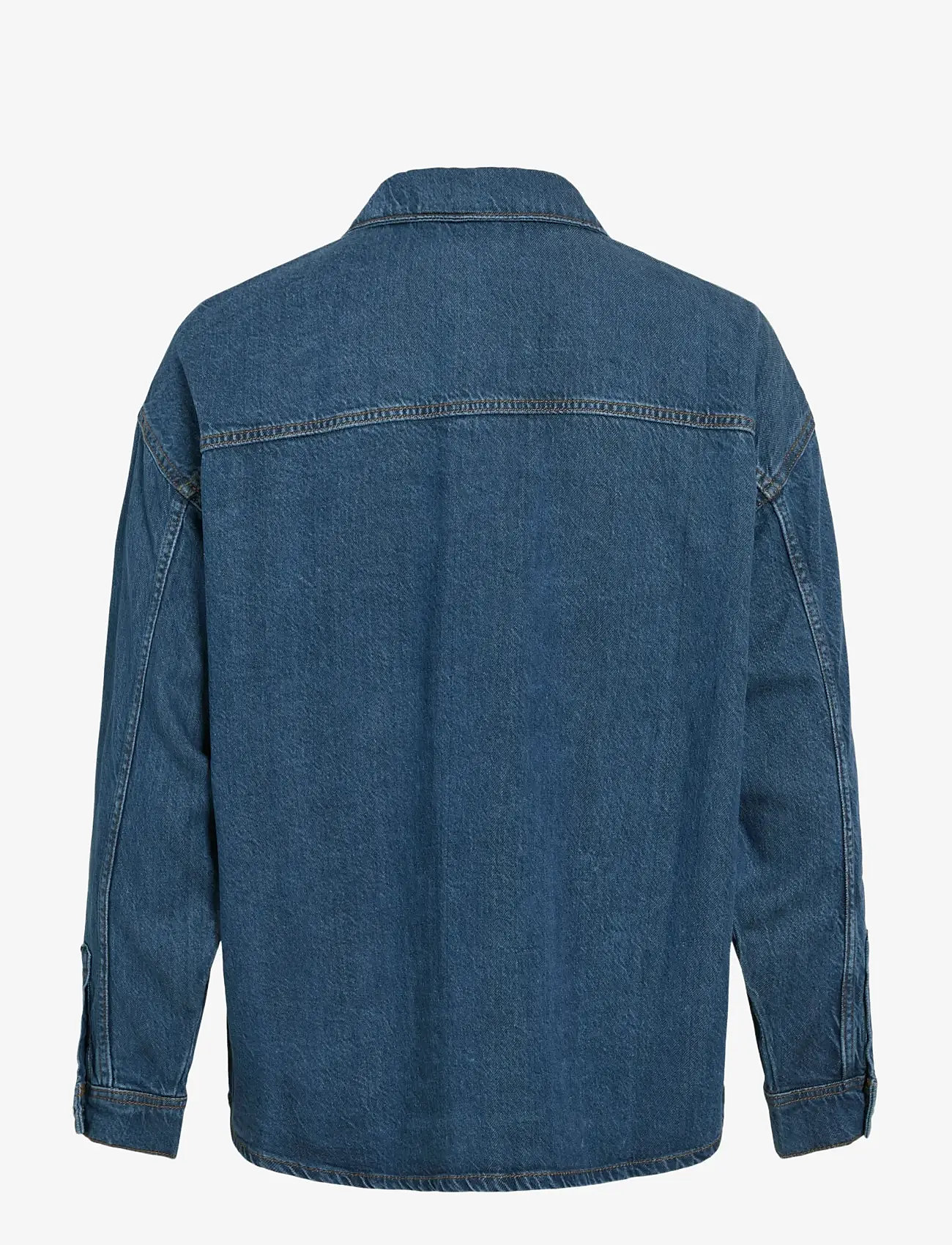 Vila - VIKIKI L/S DENIM SHIRT MBD - jeanshemden - medium blue denim - 1