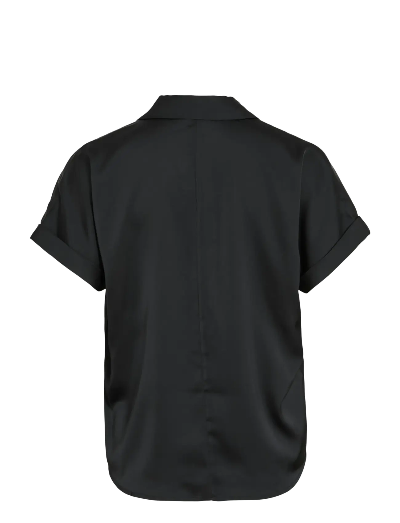 Vila - VIENNA RAVENNA S/S TOP - NOOS - chemises à manches courtes - black beauty - 2