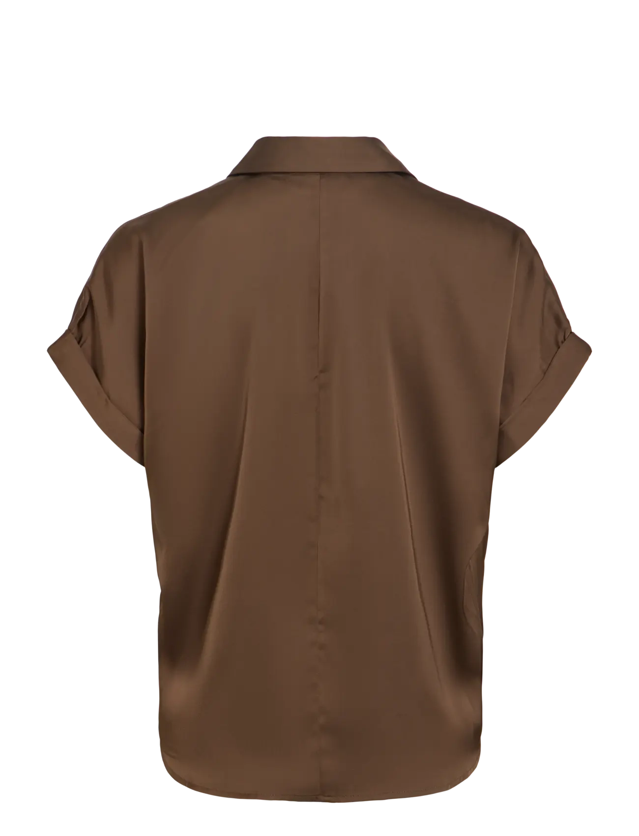 Vila - VIENNA RAVENNA S/S TOP - NOOS - short-sleeved shirts - coffee bean - 2