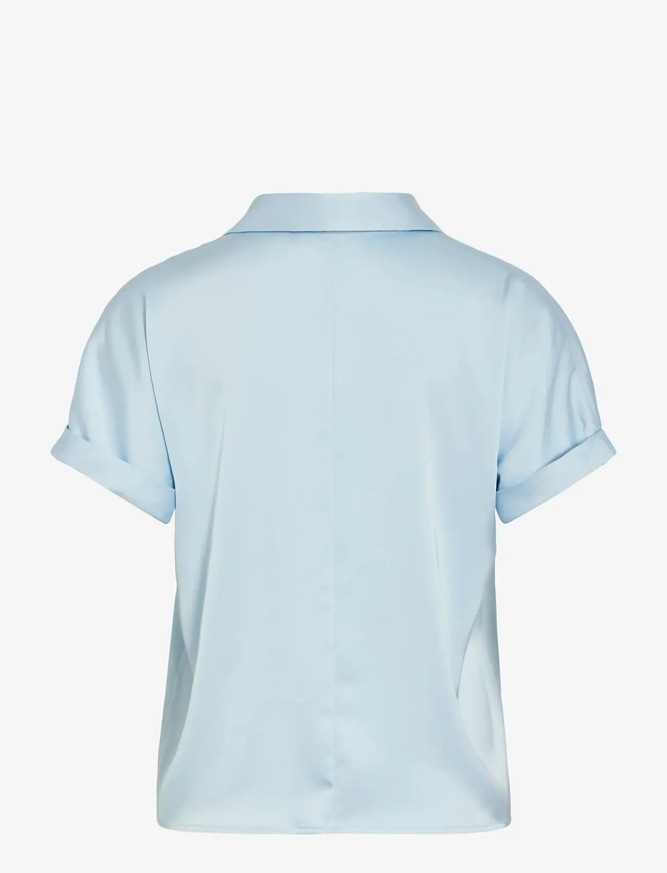 Vila - VIENNA RAVENNA S/S TOP - NOOS - kortærmede skjorter - nantucket breeze - 2