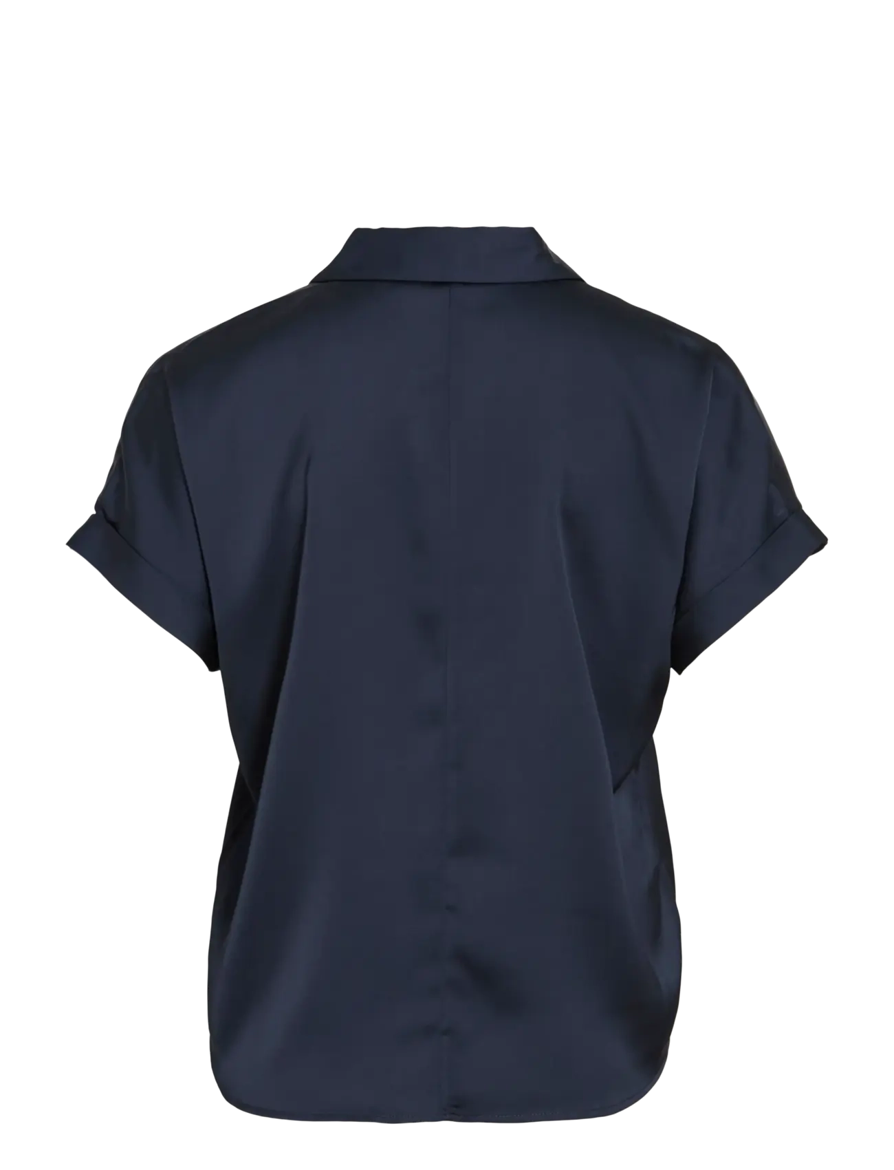 Vila - VIENNA RAVENNA S/S TOP - NOOS - short-sleeved shirts - navy blazer - 2