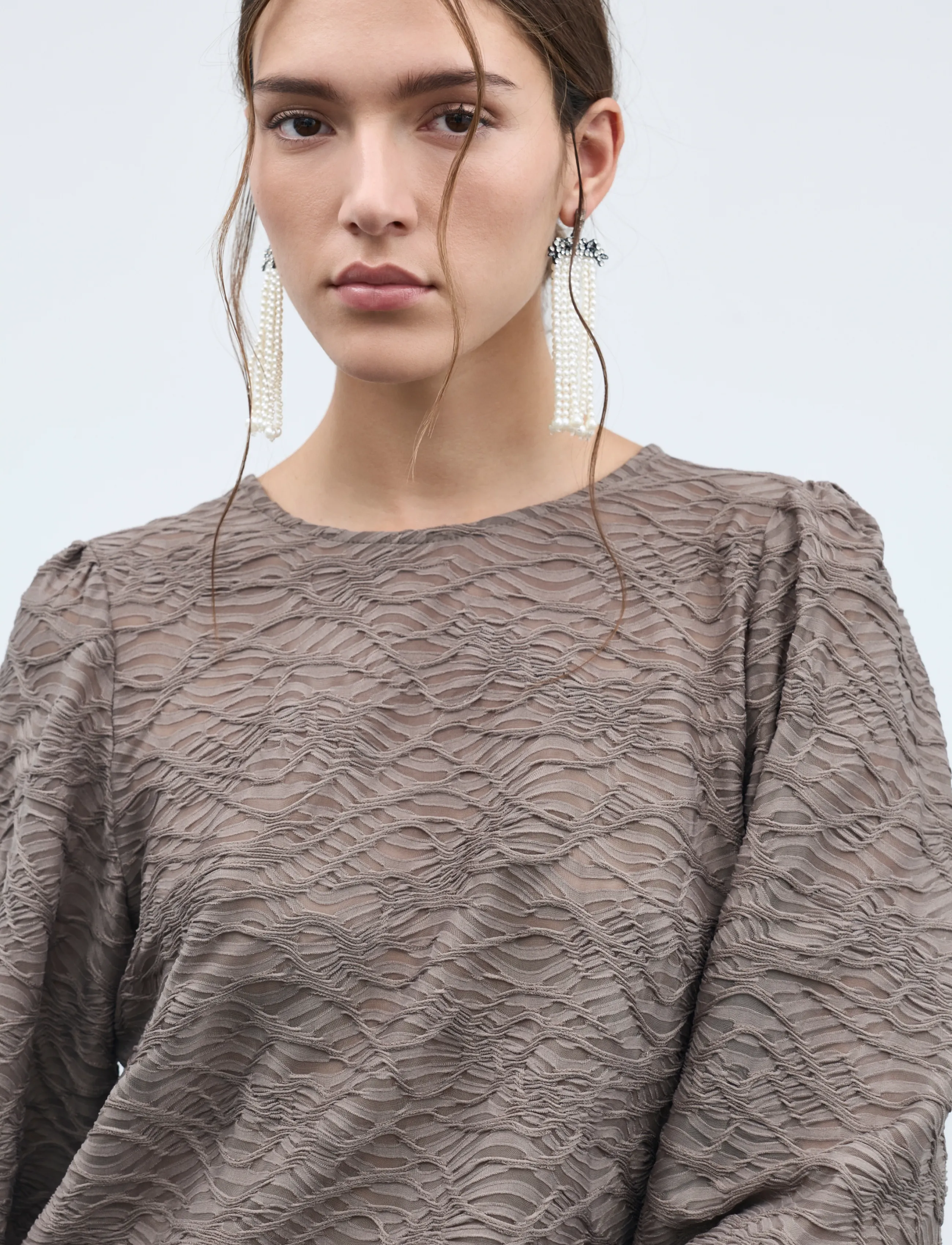 VILA Vifina L/S O-Neck Top Noos blusar dam – bild 5