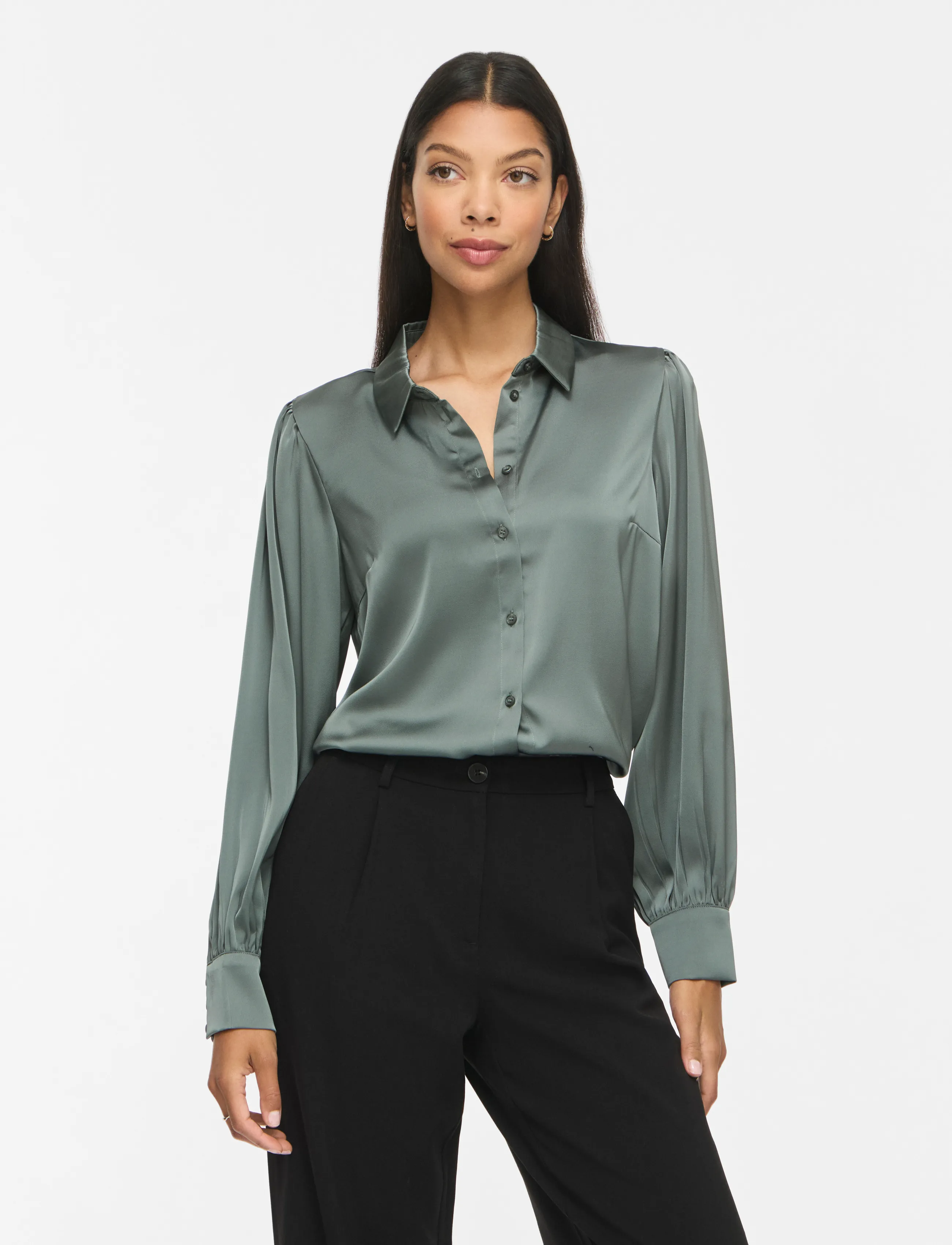 VILA Vienna Ravenna L/S Balloon Shirt Noos skjortor dam – bild 2