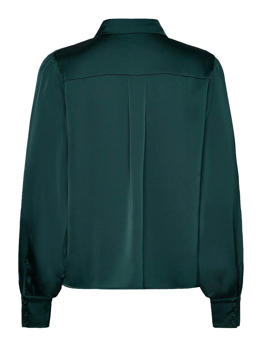 Vila - VIENNA RAVENNA L/S BALLOON SHIRT - NOOS - langærmede skjorter - ponderosa pine - 2