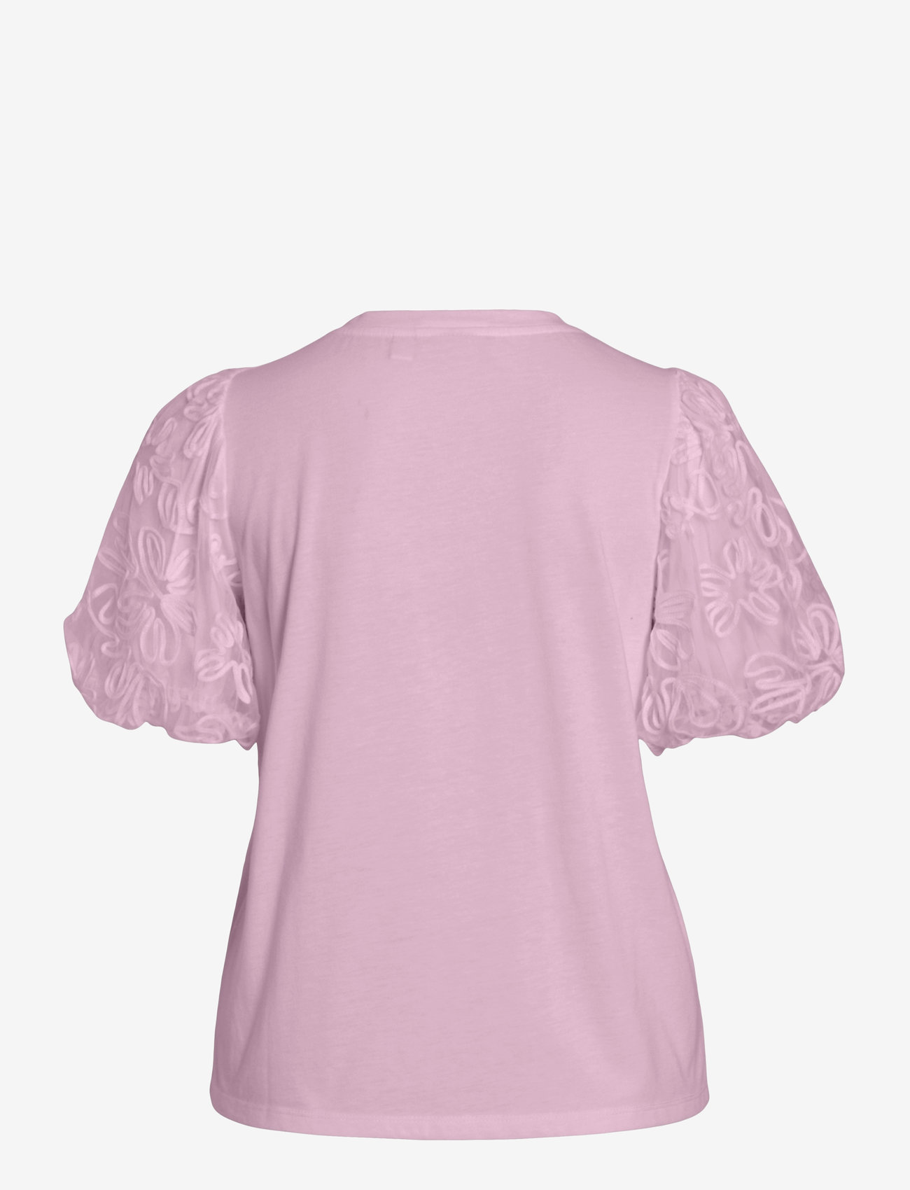 Vila - VISIMONIA O-NECK S/S TOP - kortærmede bluser - winsome orchid - 1