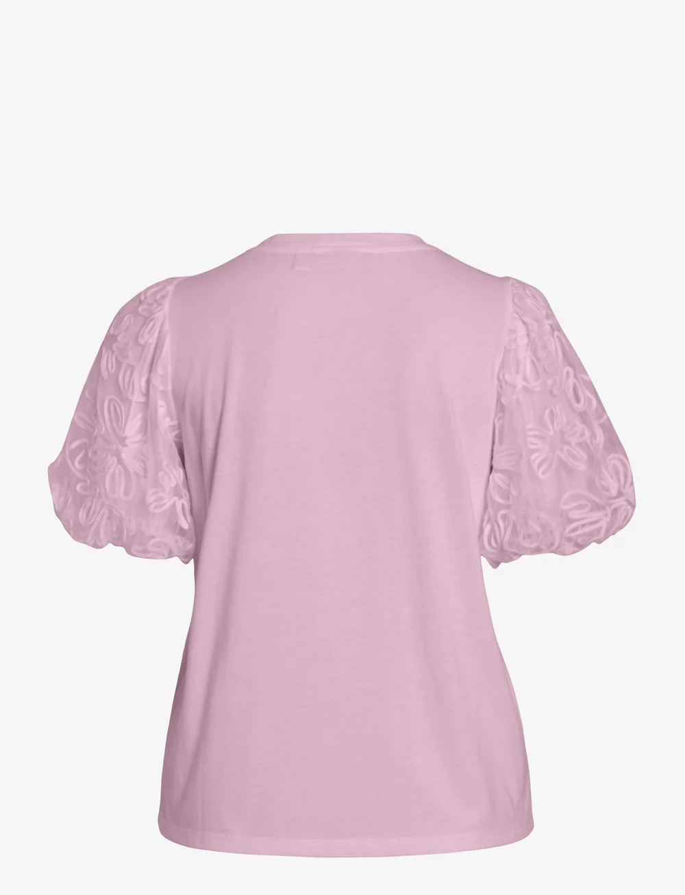Vila - VISIMONIA O-NECK S/S TOP - kortærmede bluser - winsome orchid - 1