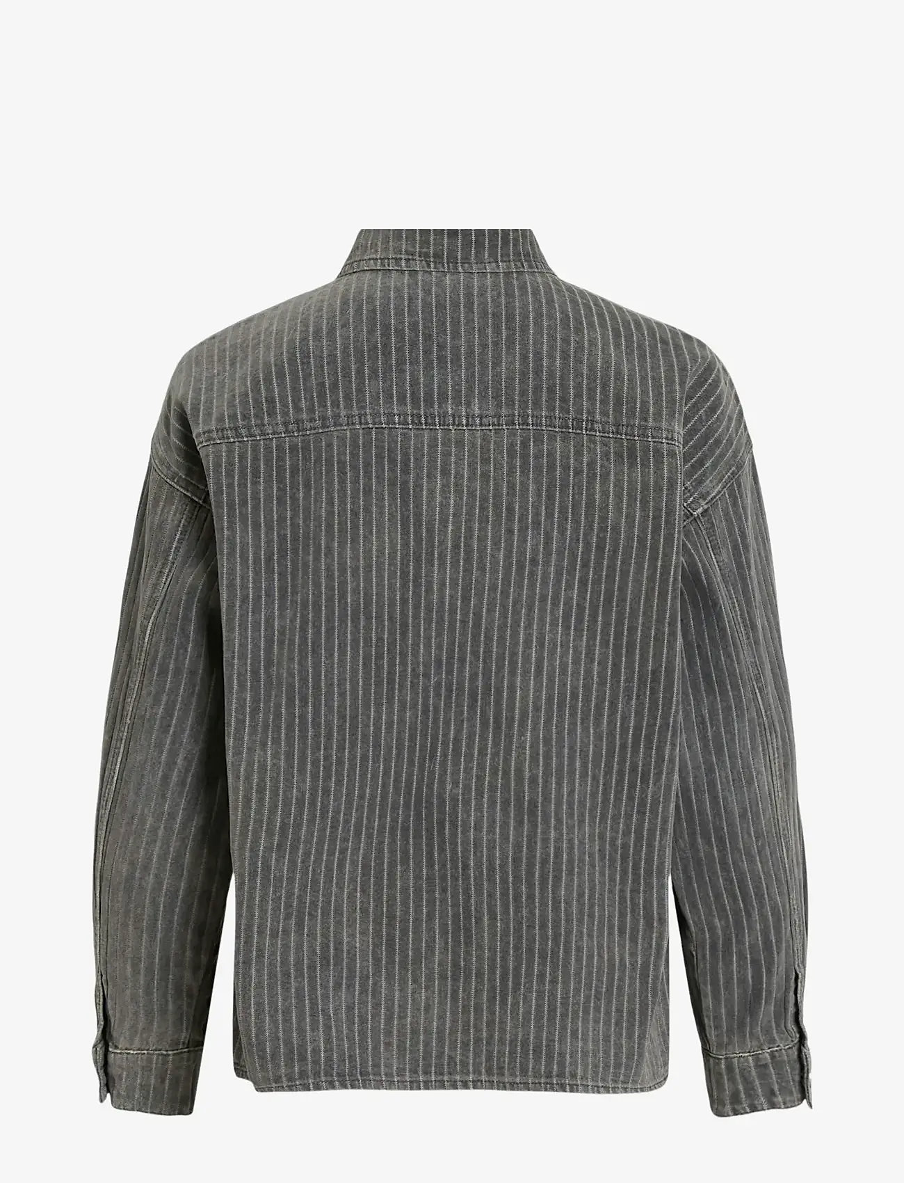 Vila - VIARIE L/S DENIM SHIRT - denimskjorter - dark grey denim - 1