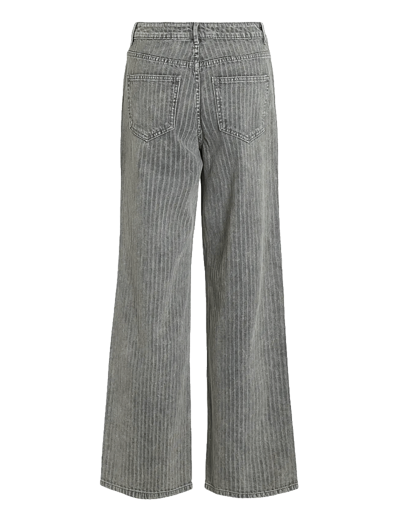 Vila - VIFREYA ARIE HW WIDE JEANS 023/BFS - wide leg jeans - dark grey denim - 2