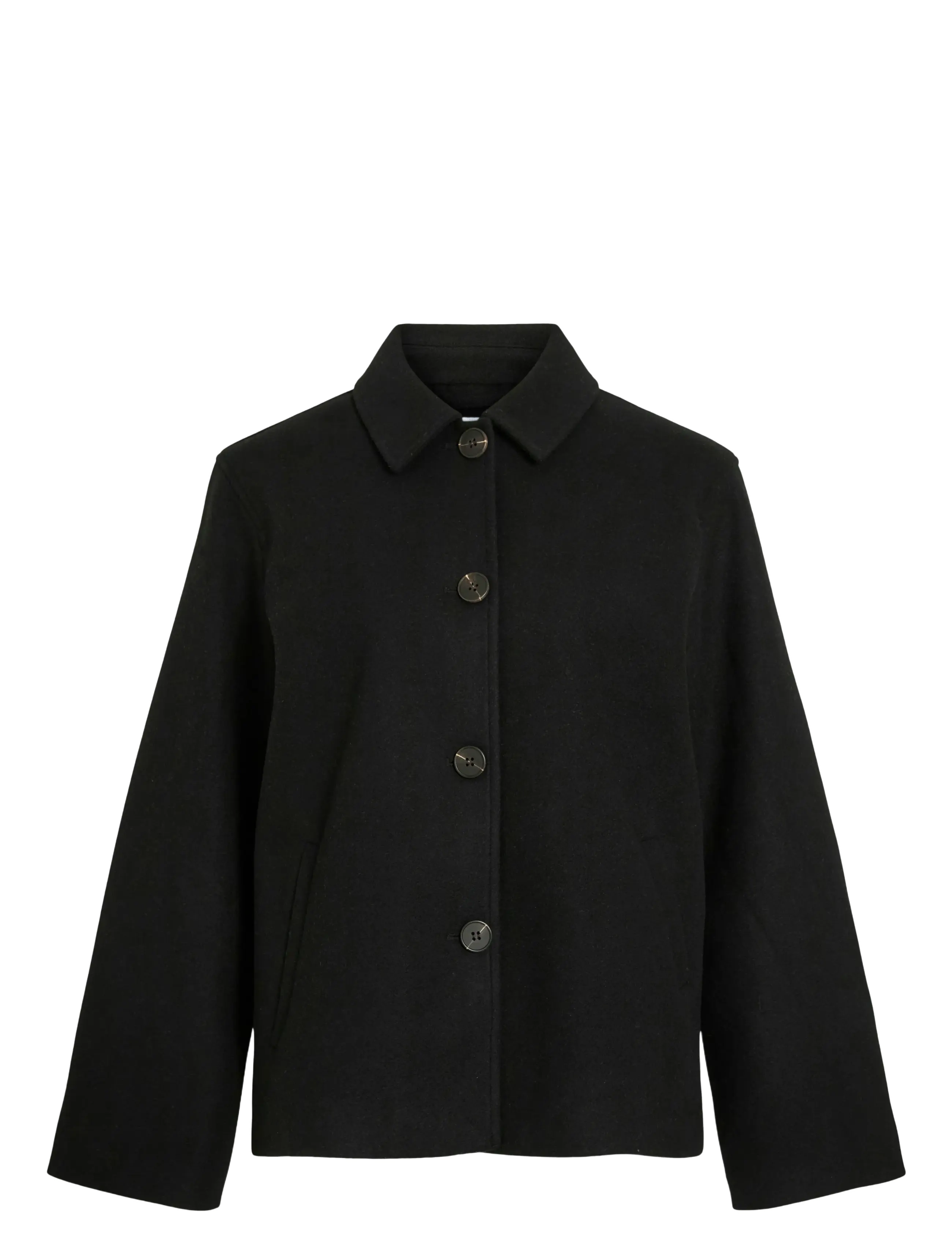 VILA Viclaudia L/S Jacke- Noos Schwarz - 44 - Damen