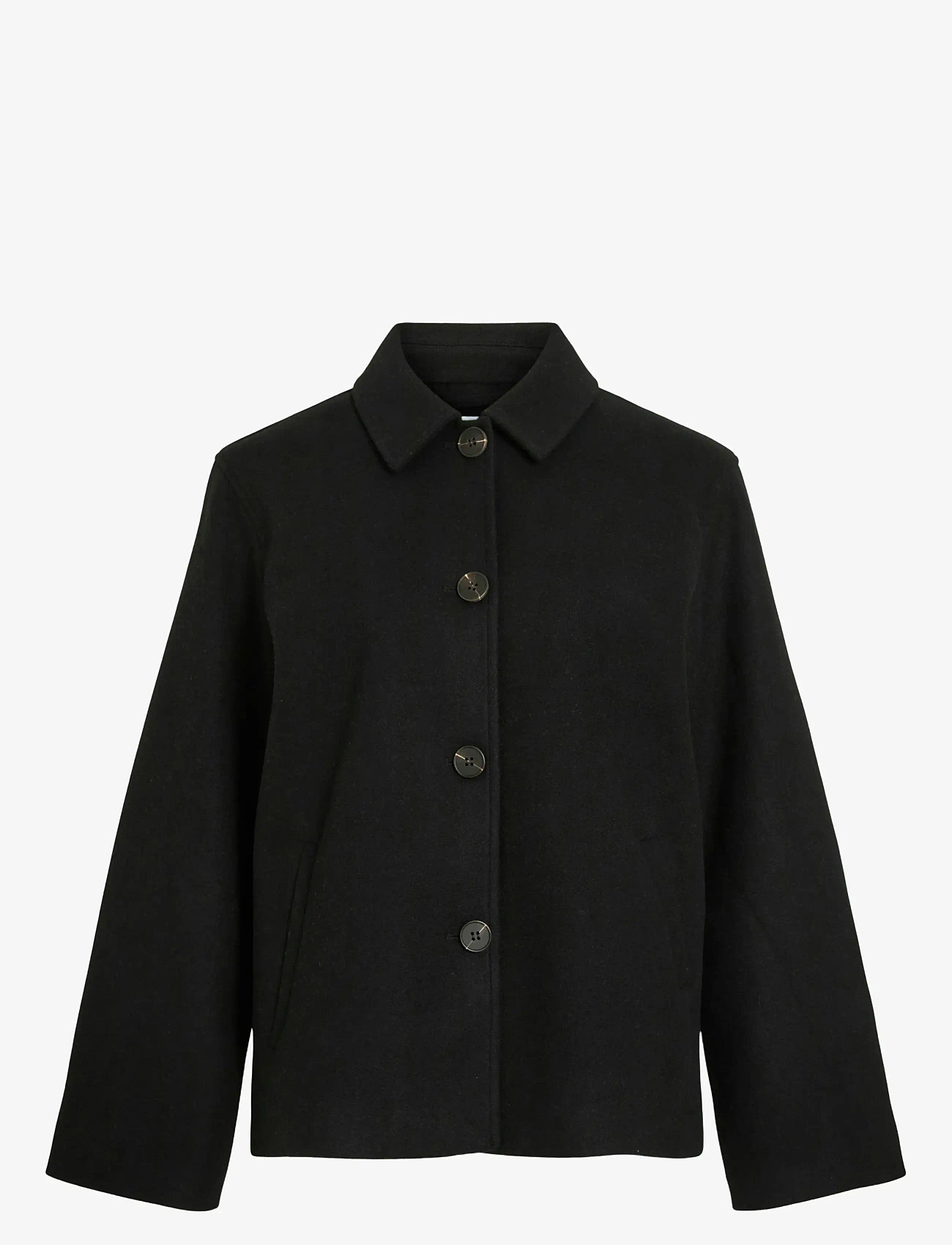 Vila - VICLAUDIA L/S JACKET- NOOS - winter jacket - black beauty - 1