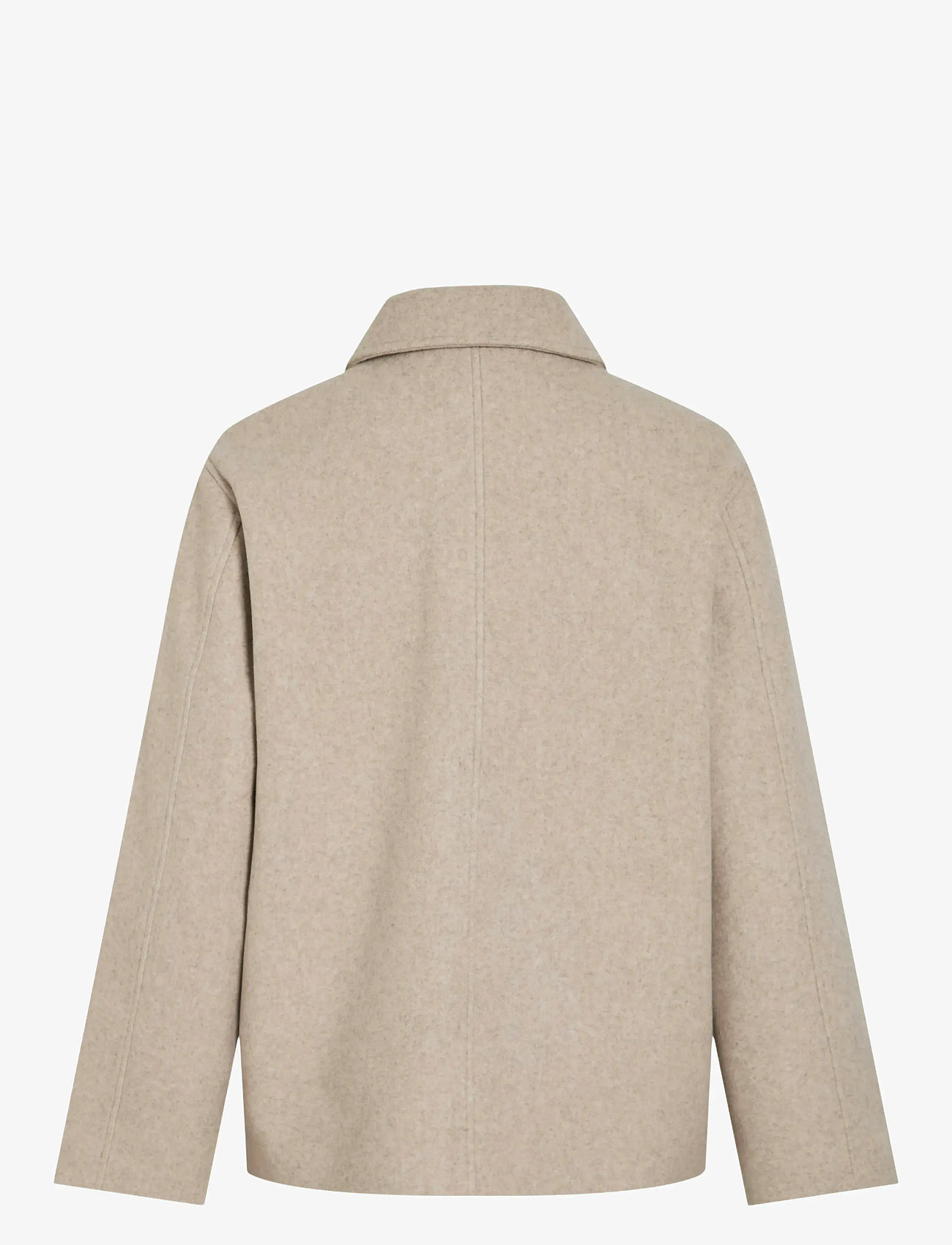 Vila - VICLAUDIA L/S JACKET- NOOS - winterjacken - natural melange - 2