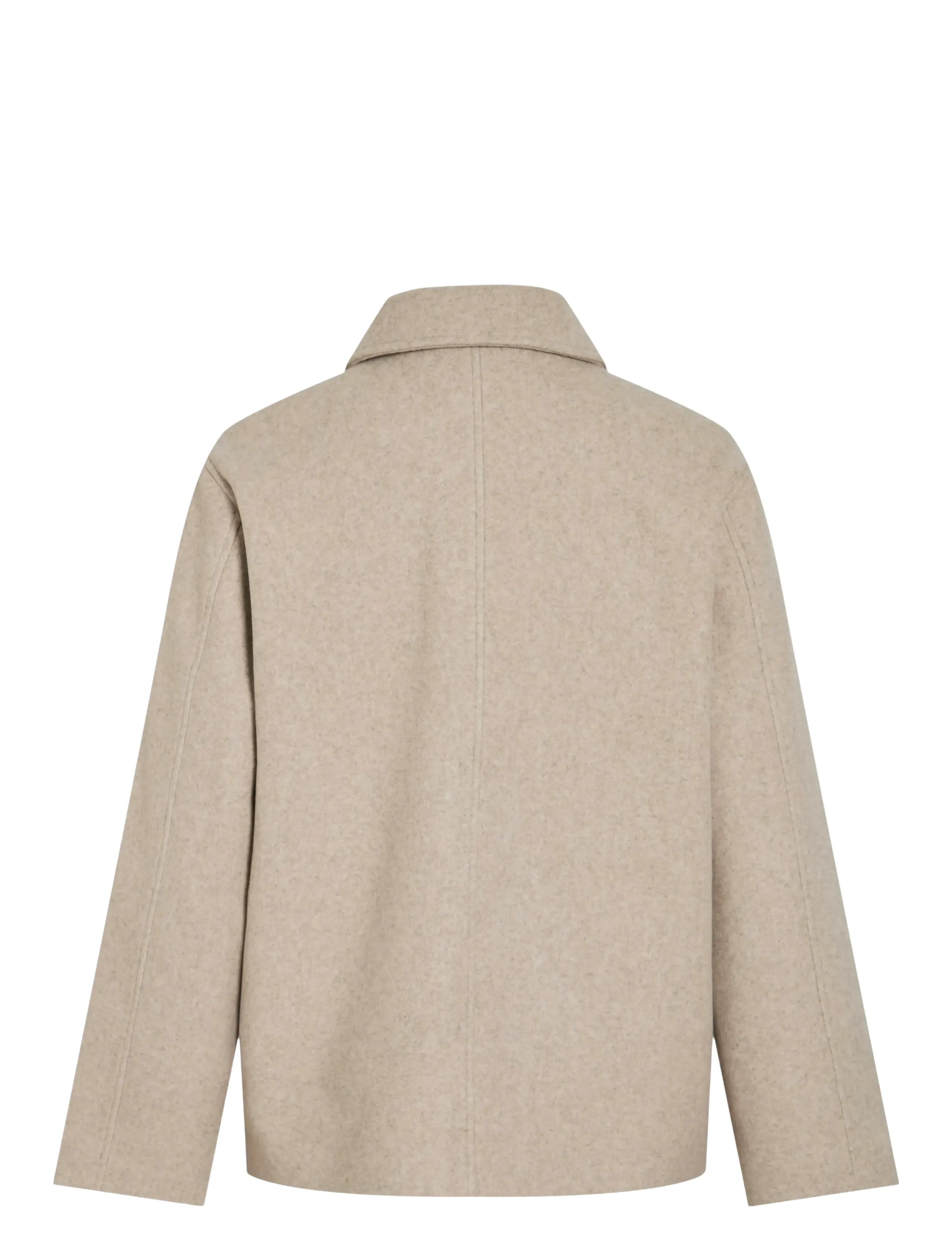 Vila - VICLAUDIA L/S JACKET- NOOS - talvejoped - natural melange - 2