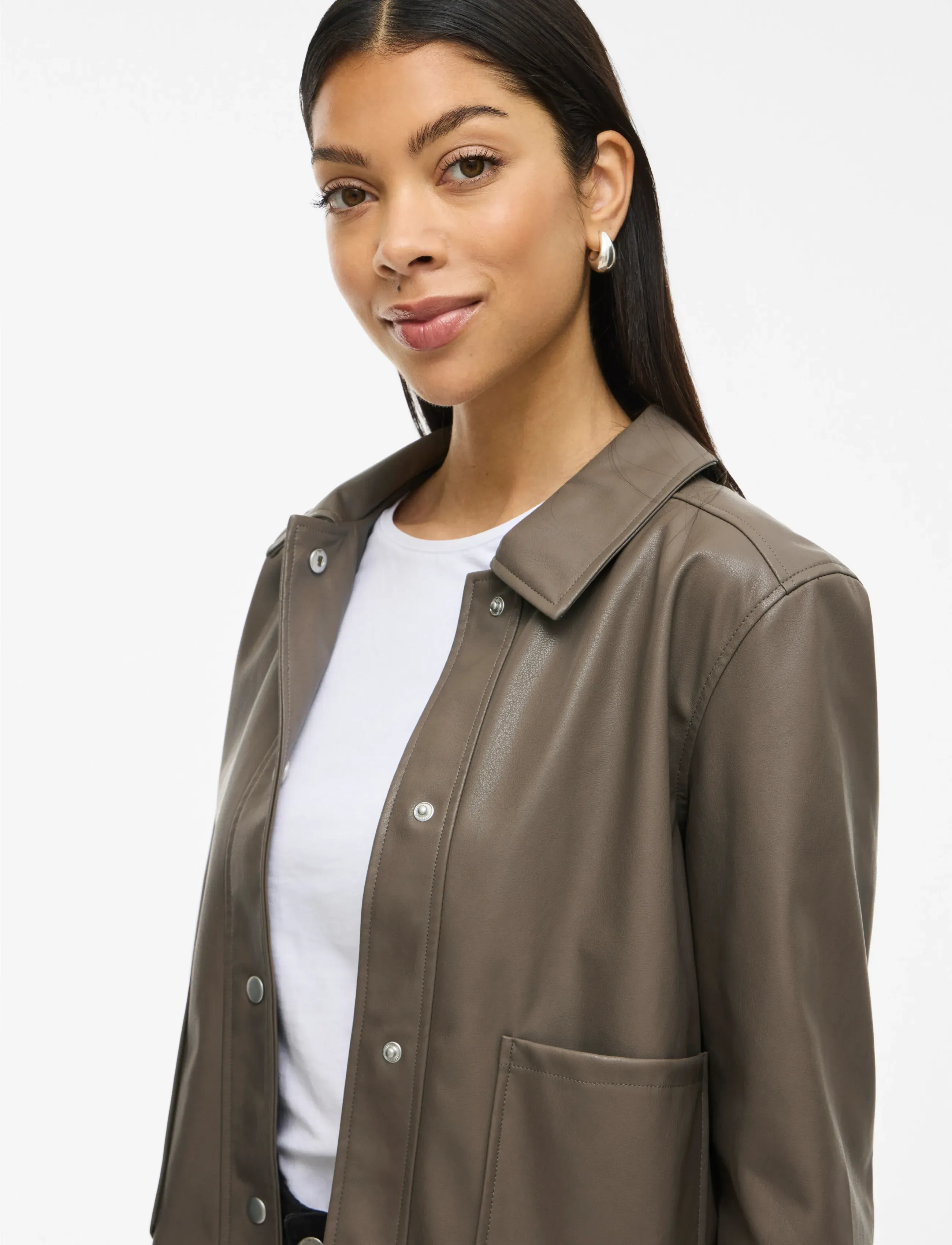 Vila - VIHELLIUM SHORT JACKET - NOOS - pavasara jakas - falcon - 5