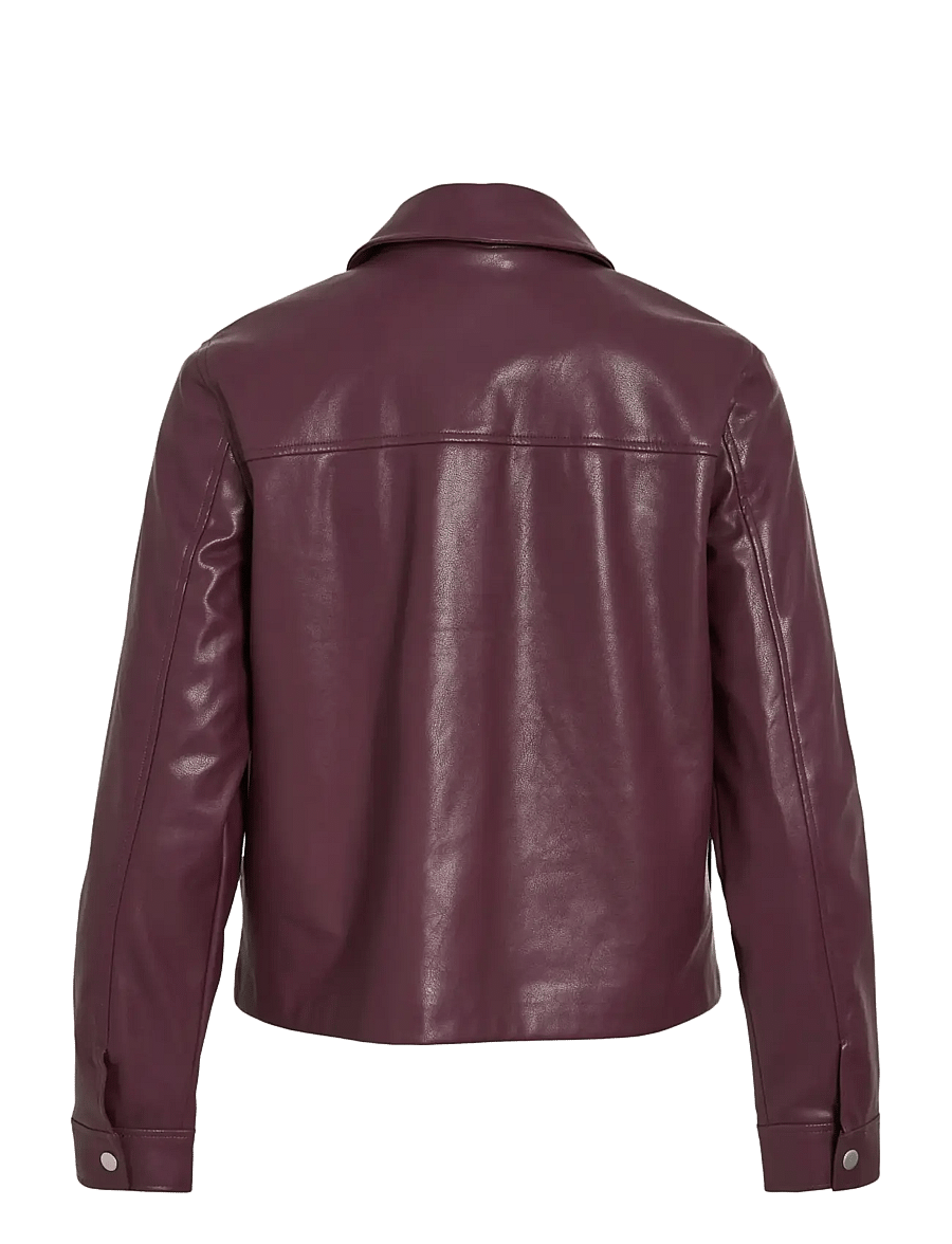 Vila - VIHELLIUM SHORT JACKET - NOOS - læderjakker - fig - 1