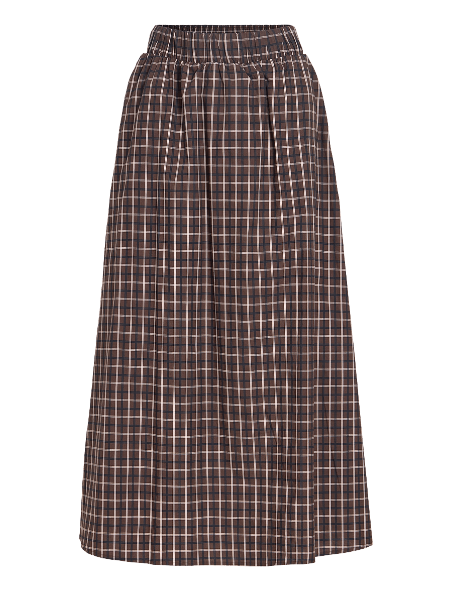 Vila - VISOPHIE HW ANKLE SKIRT - NOOS - midi kjolar - coffee bean - 1