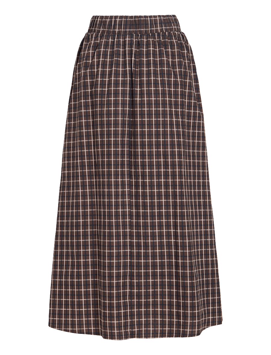 Vila - VISOPHIE HW ANKLE SKIRT - NOOS - midi kjolar - coffee bean - 2