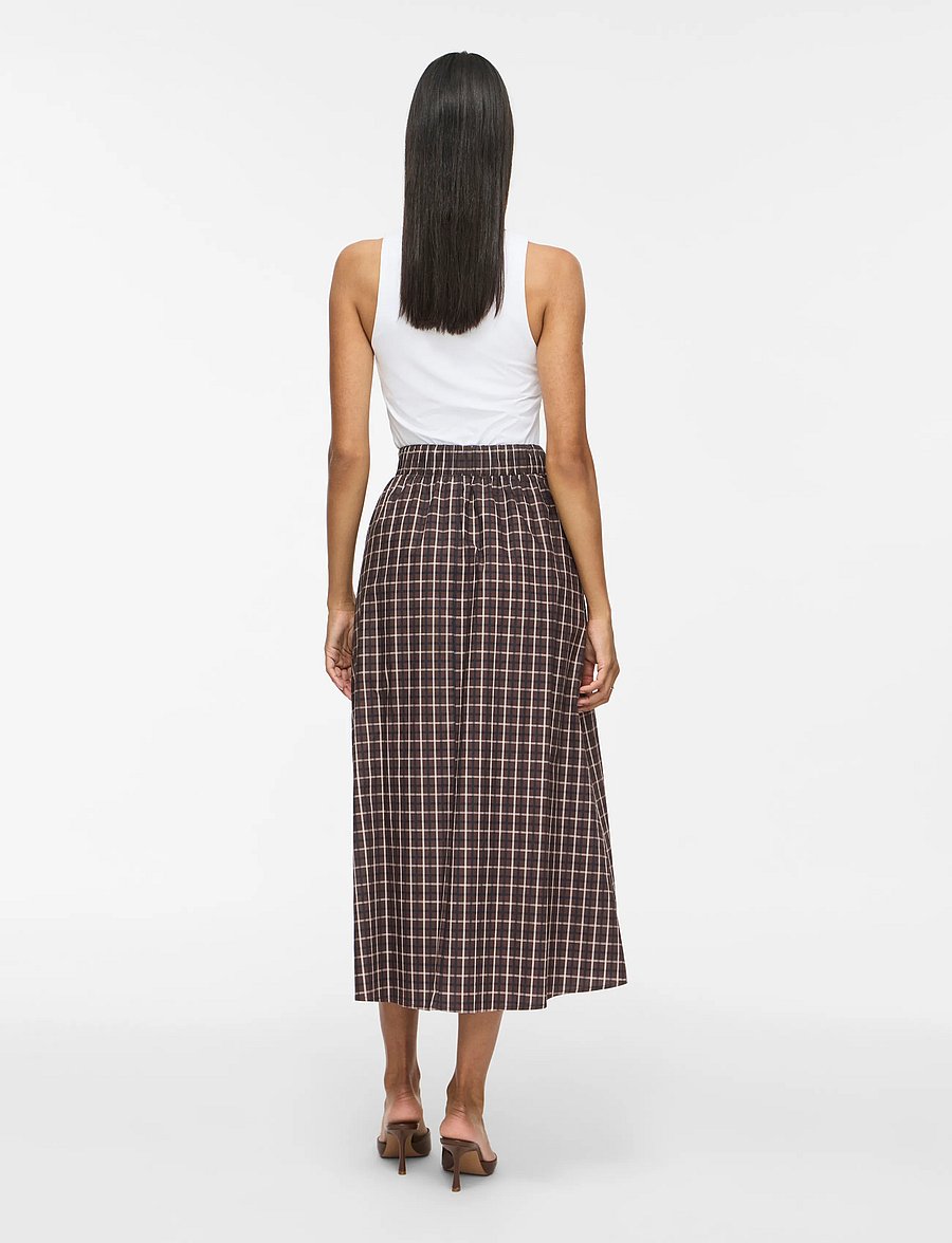 Vila - VISOPHIE HW ANKLE SKIRT - NOOS - midi kjolar - coffee bean - 3