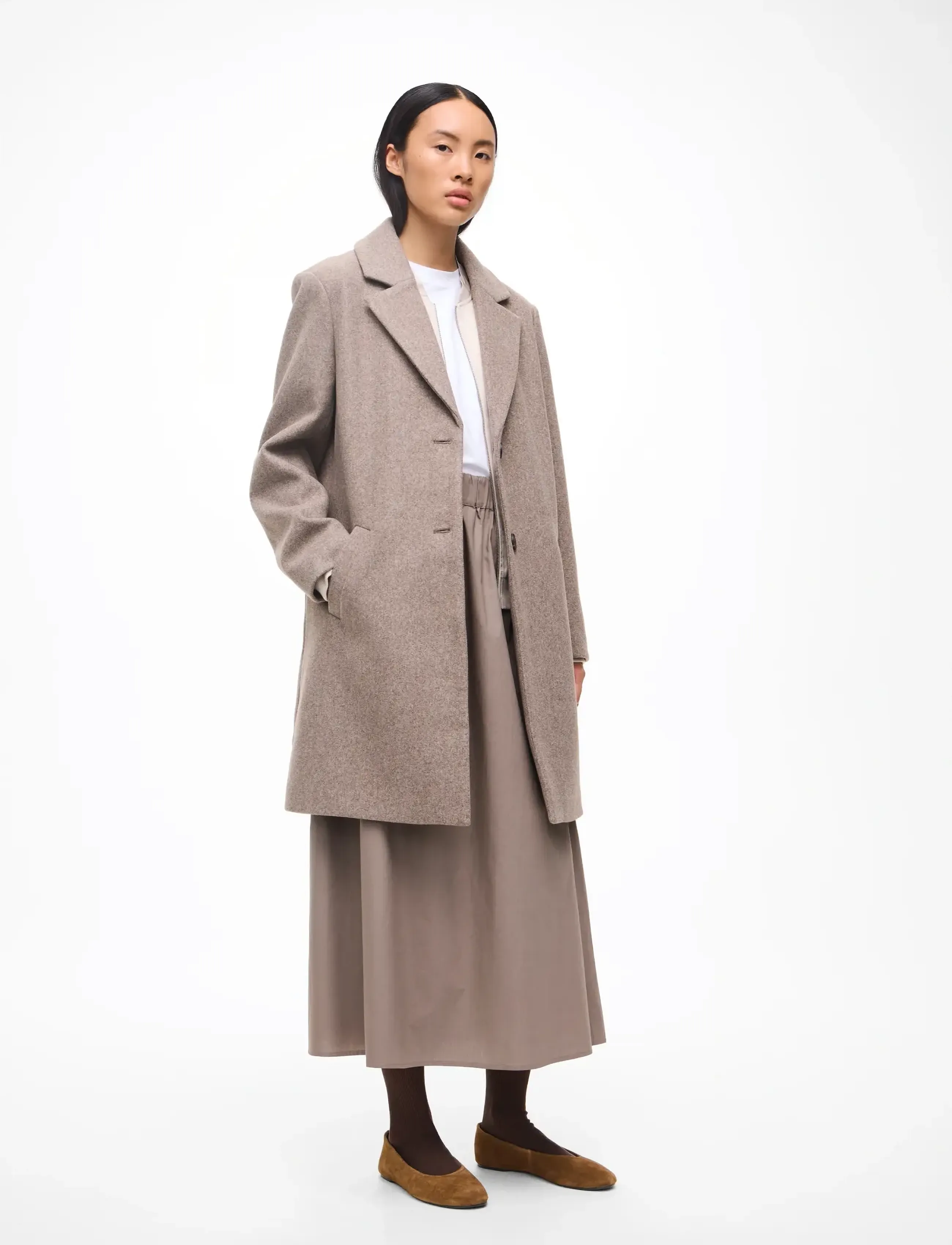VILA Korta kjolar Noos Sophie Skirt Falcon midikjolar dam – bild 10