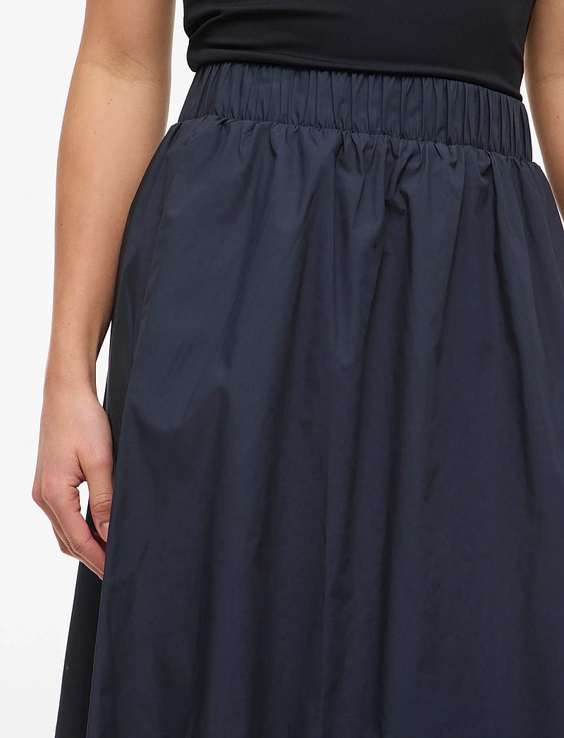 Vila - VISOPHIE HW ANKLE SKIRT - NOOS - midi skirts - navy blazer - 5