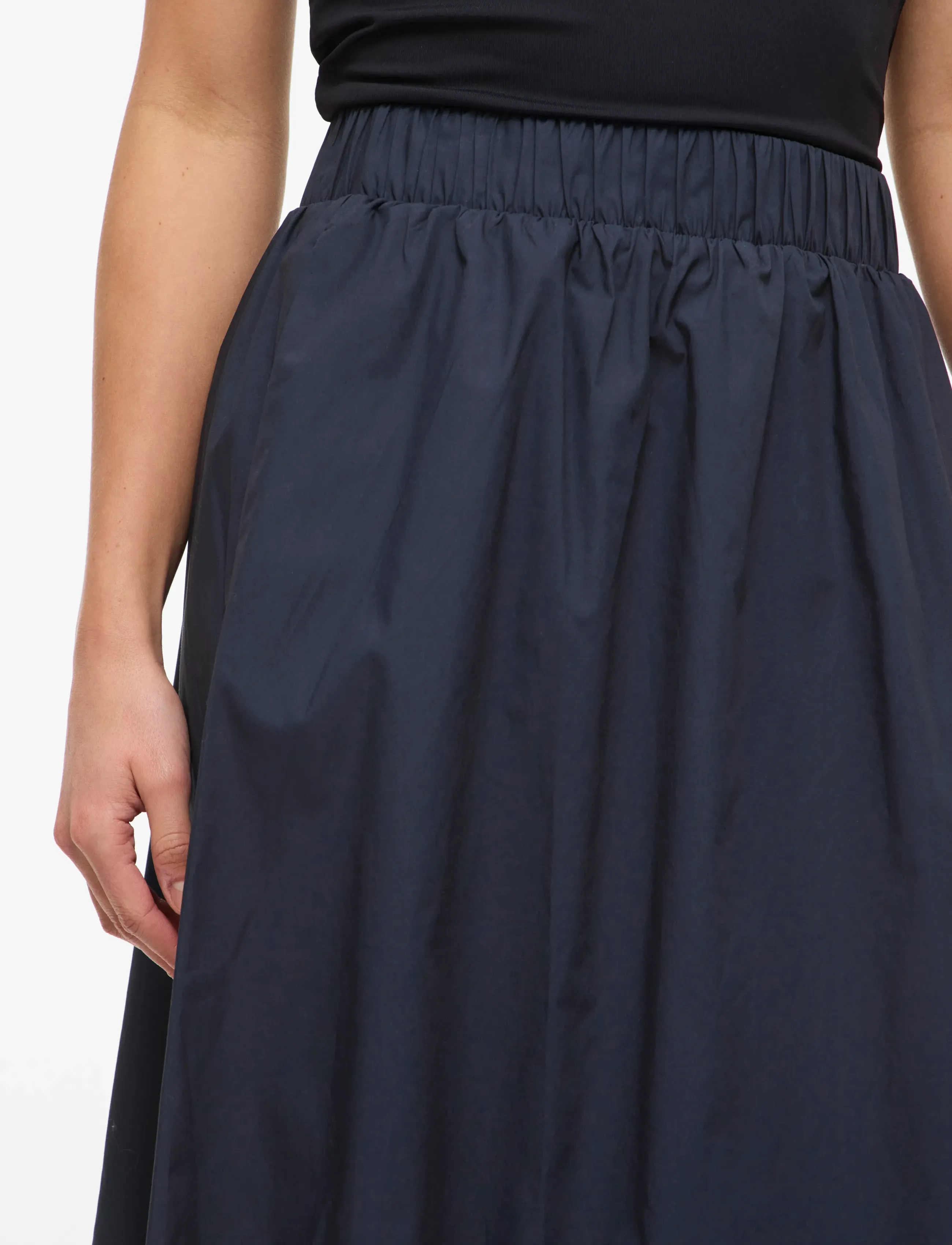 Vila - VISOPHIE HW ANKLE SKIRT - NOOS - midi nederdele - navy blazer - 5