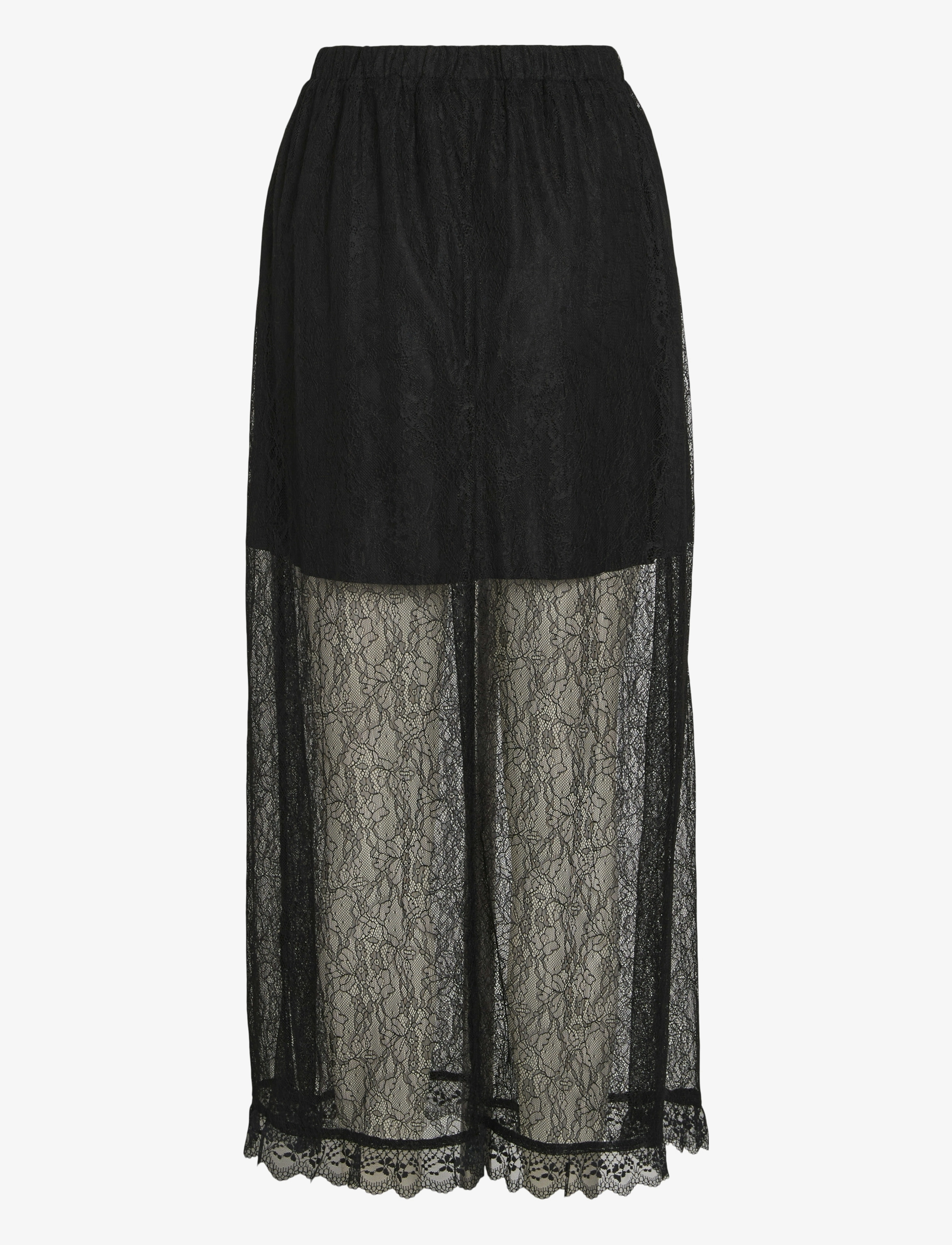 Vila - VISUSI HW LACE SKIRT - black - 1