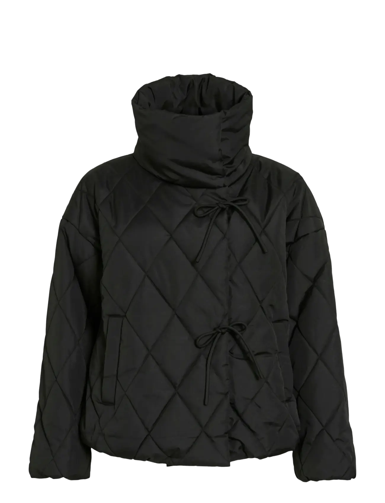 Vila - VIBUMBLE L/S PUFFER JACKET/1 - black beauty - 1