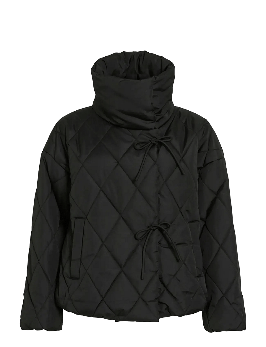Vila - VIBUMBLE L/S PUFFER JACKET/1 - black beauty - 1