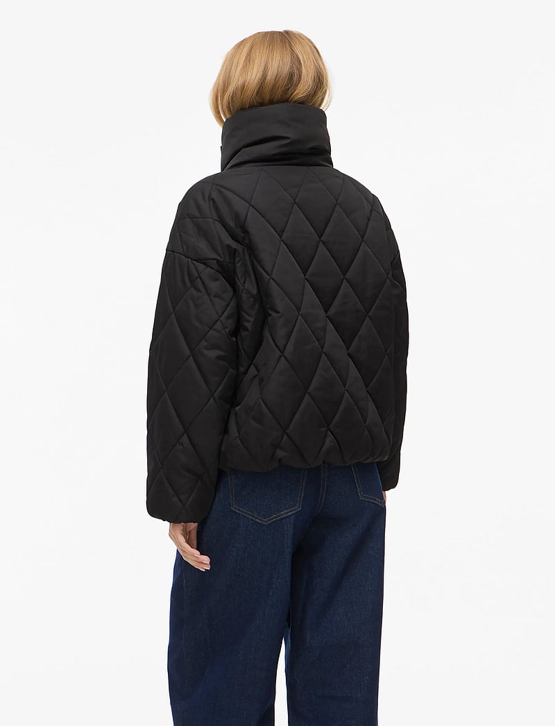 Vila - VIBUMBLE L/S PUFFER JACKET/1 - kevadjoped - black beauty - 3