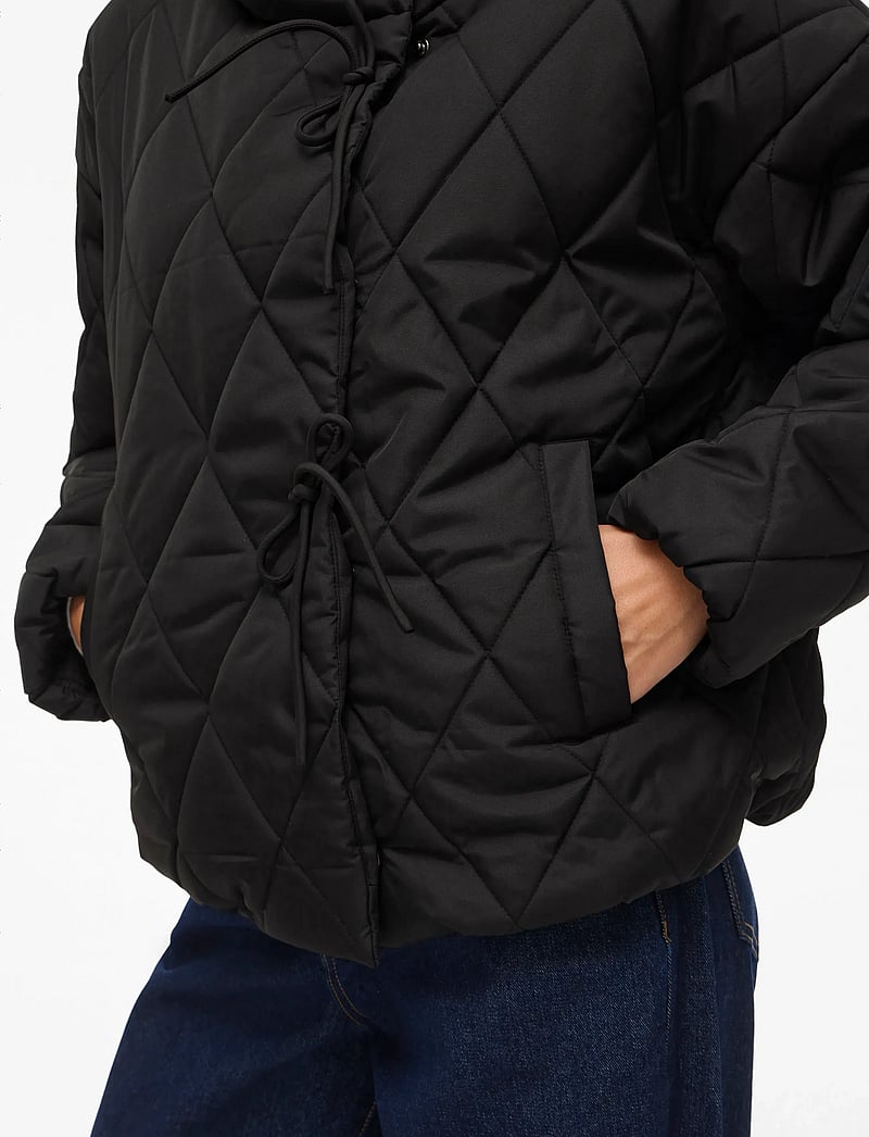 Vila - VIBUMBLE L/S PUFFER JACKET/1 - kevadjoped - black beauty - 5