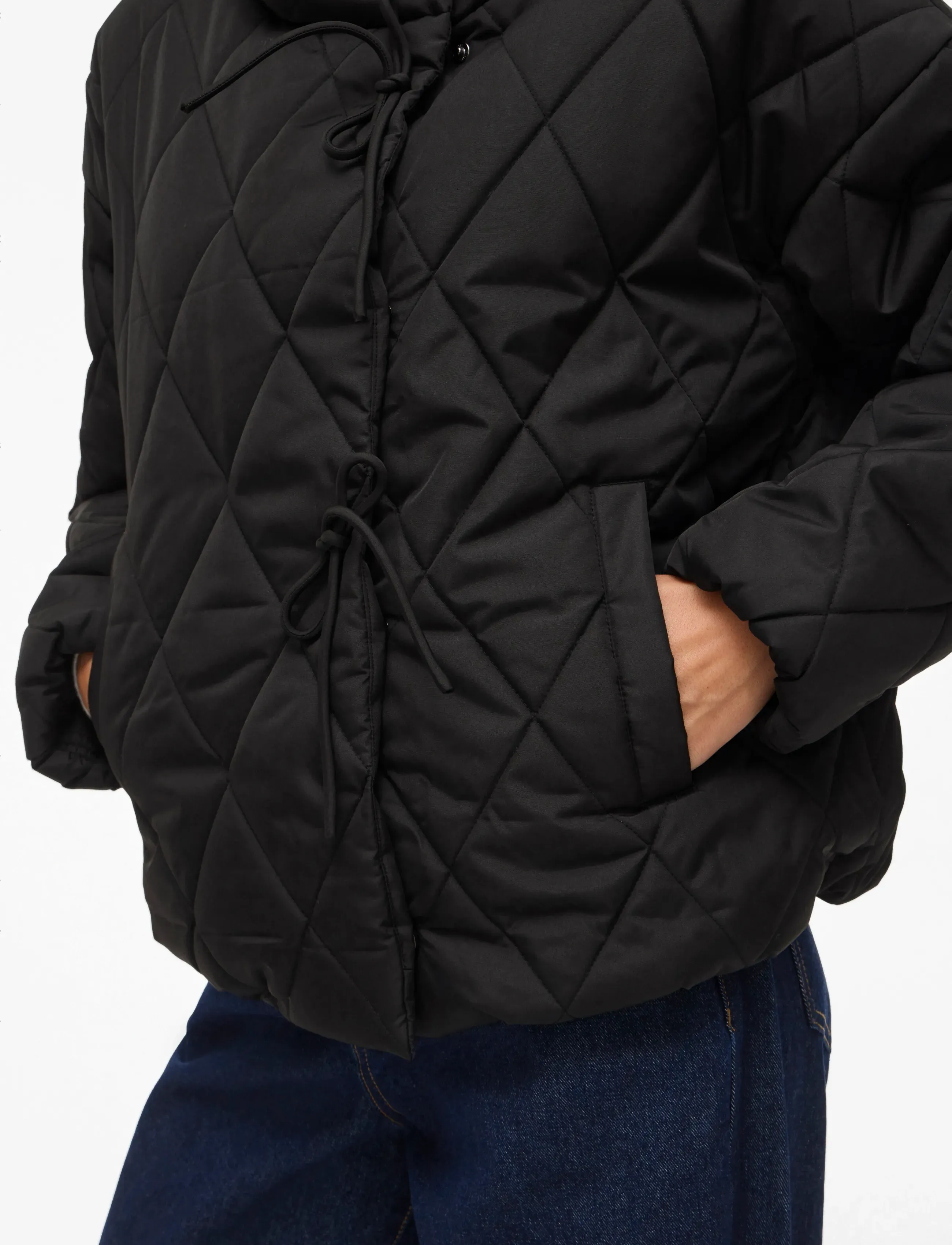 Vila - VIBUMBLE L/S PUFFER JACKET/1 - black beauty - 5