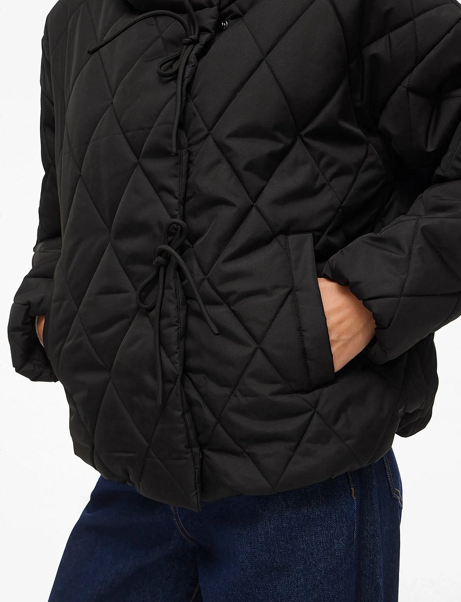 Vila - VIBUMBLE L/S PUFFER JACKET/1 - black beauty - 5